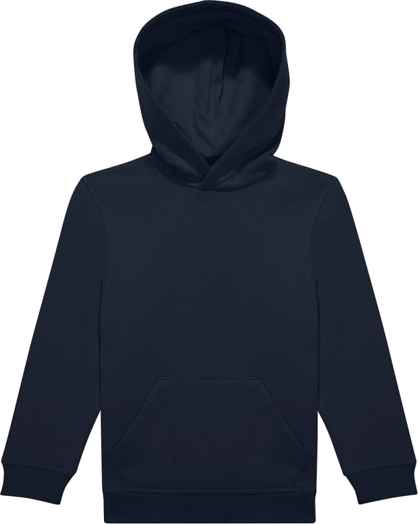 bc-wk002-id.333-hoodie-sweatshirt-kids-navy-front-1 B&C Kids ID.333 Hoodie