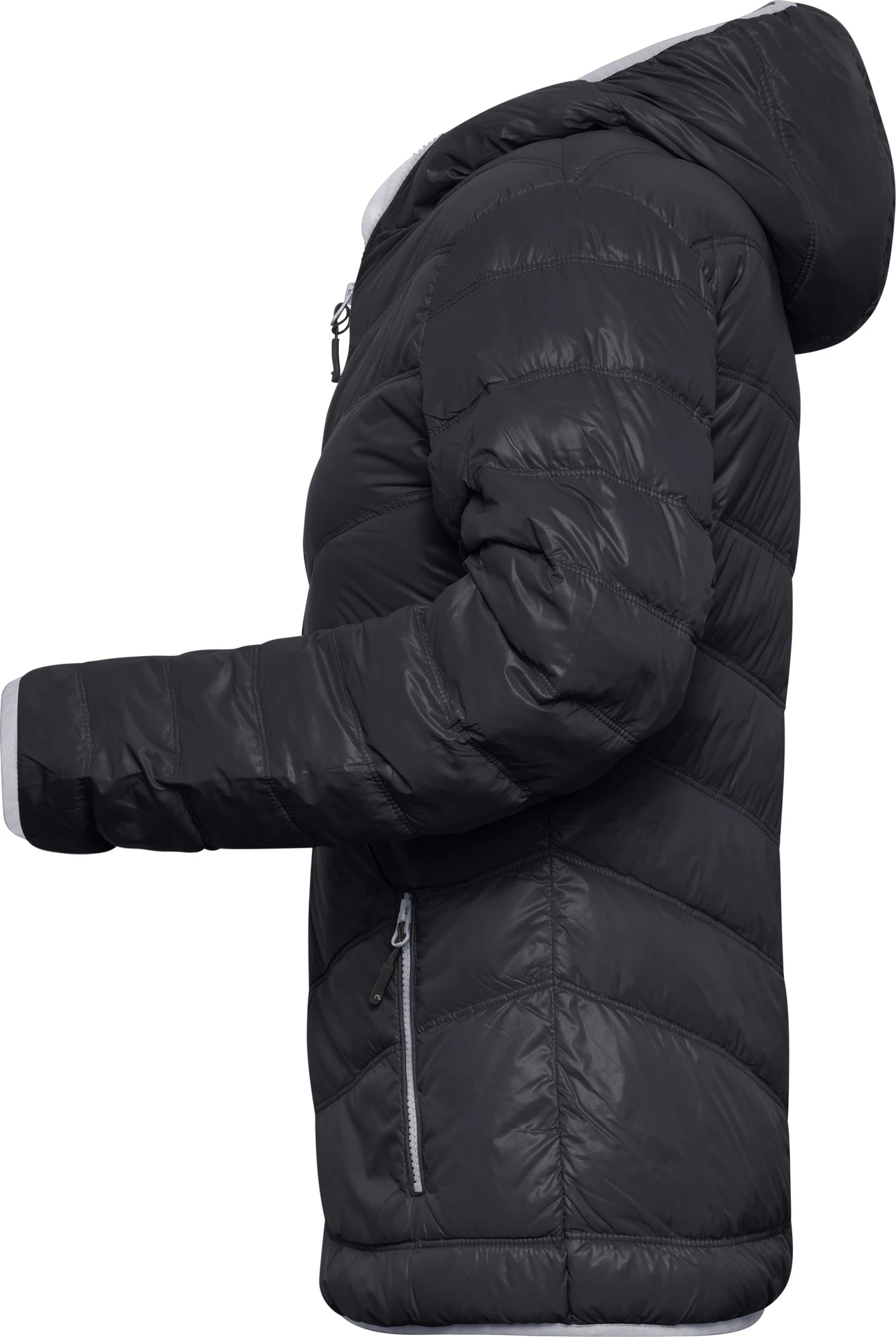 jn1059-ladies-down-jacket-black-grey-left-4 James & Nicholson Ladies Down Jacket