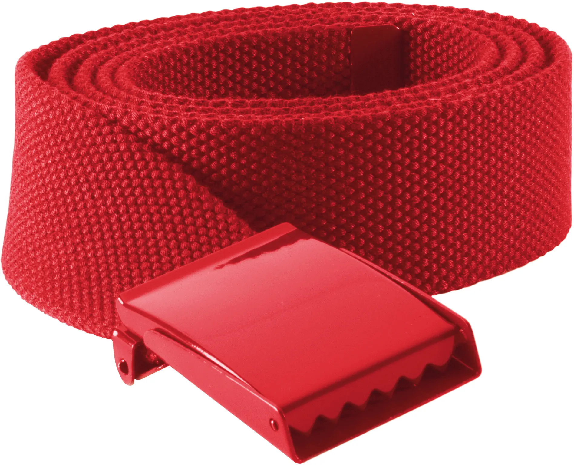 kariban-KP802-polyesterguertel-red-front-2 Kariban Polyestergürtel