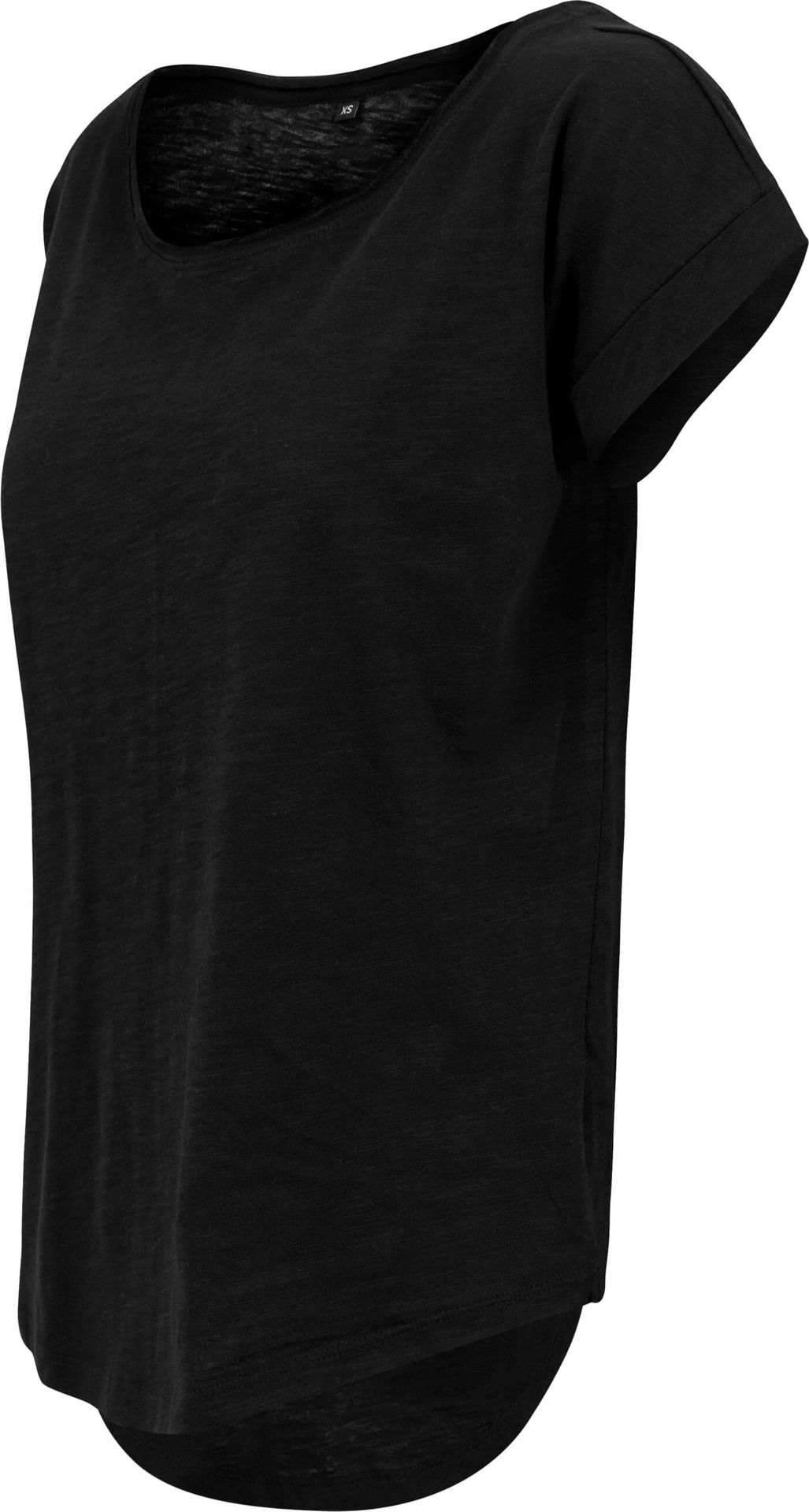 Build Your Brand Ladies Long Slub Tee