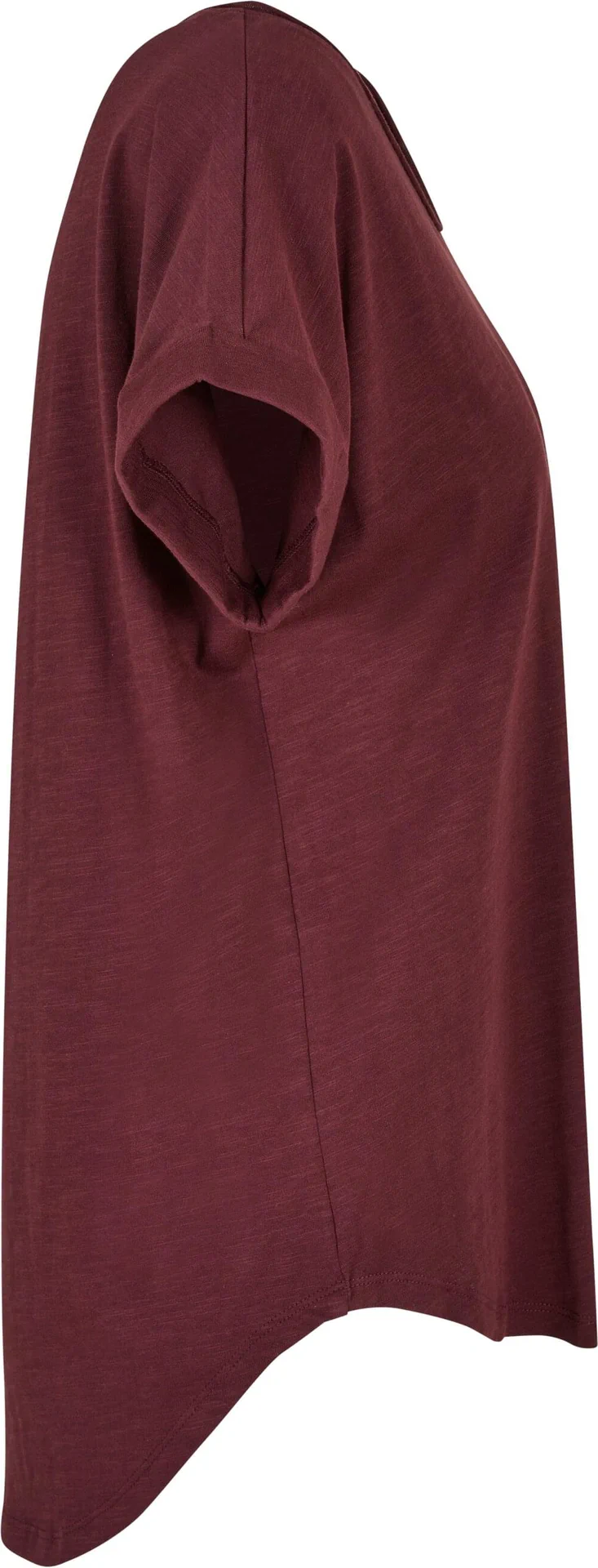 Build Your Brand Ladies Long Slub Tee