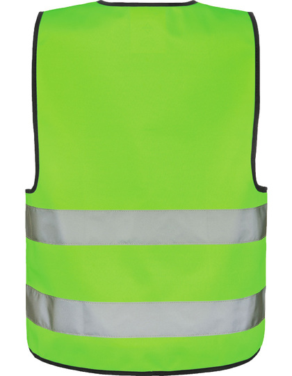 Korntex Kids´ Hi-Vis Safety Vest with Front Zipper Aalborg