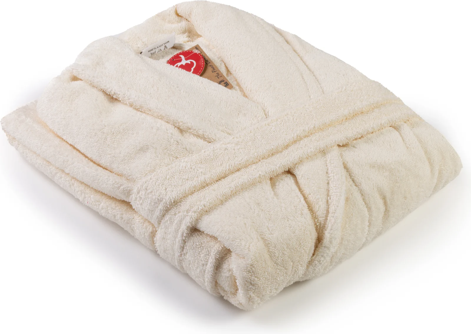 artg-ar025-bathrobe-shawl-collar-ivory-front-1 ARTG Bathrobe Shawl Collar