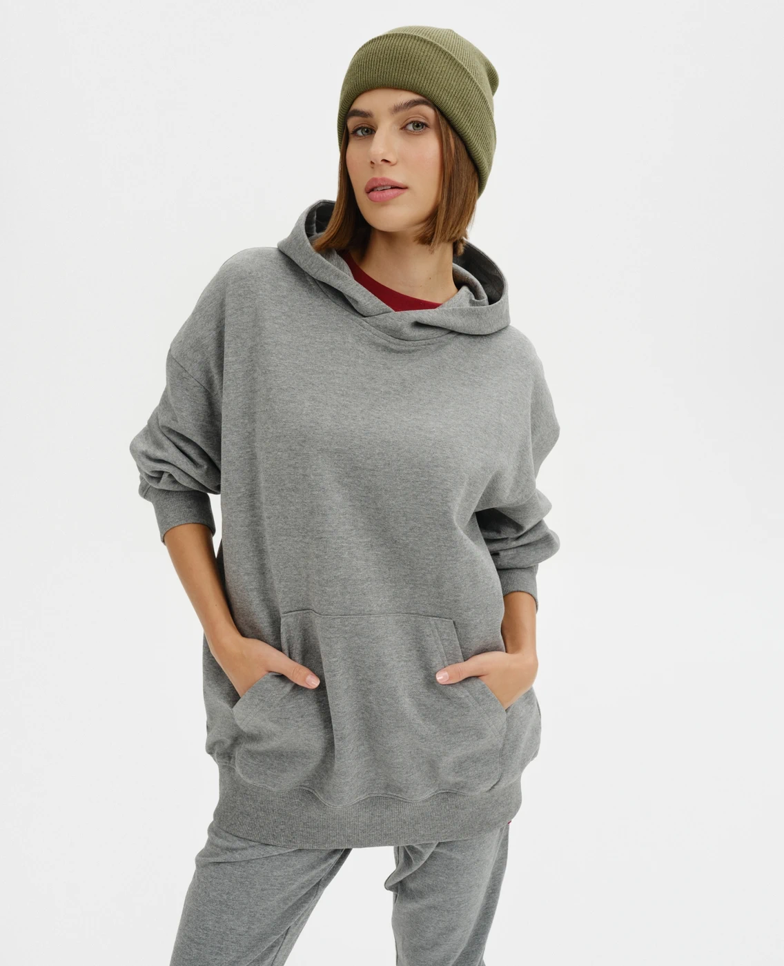 malfini-422-sweatshirt-chill-dunkelgraumeliert-model-0 MALFINI Sweatshirt Chill 422
