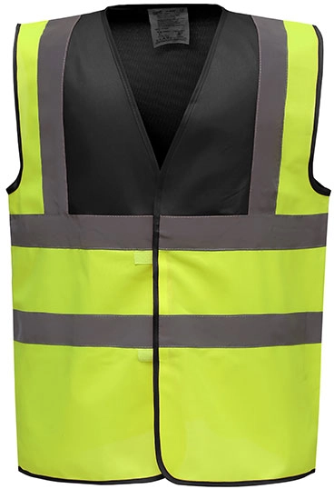 YOKO High Visability 2 Bands & Braces Waistcoat