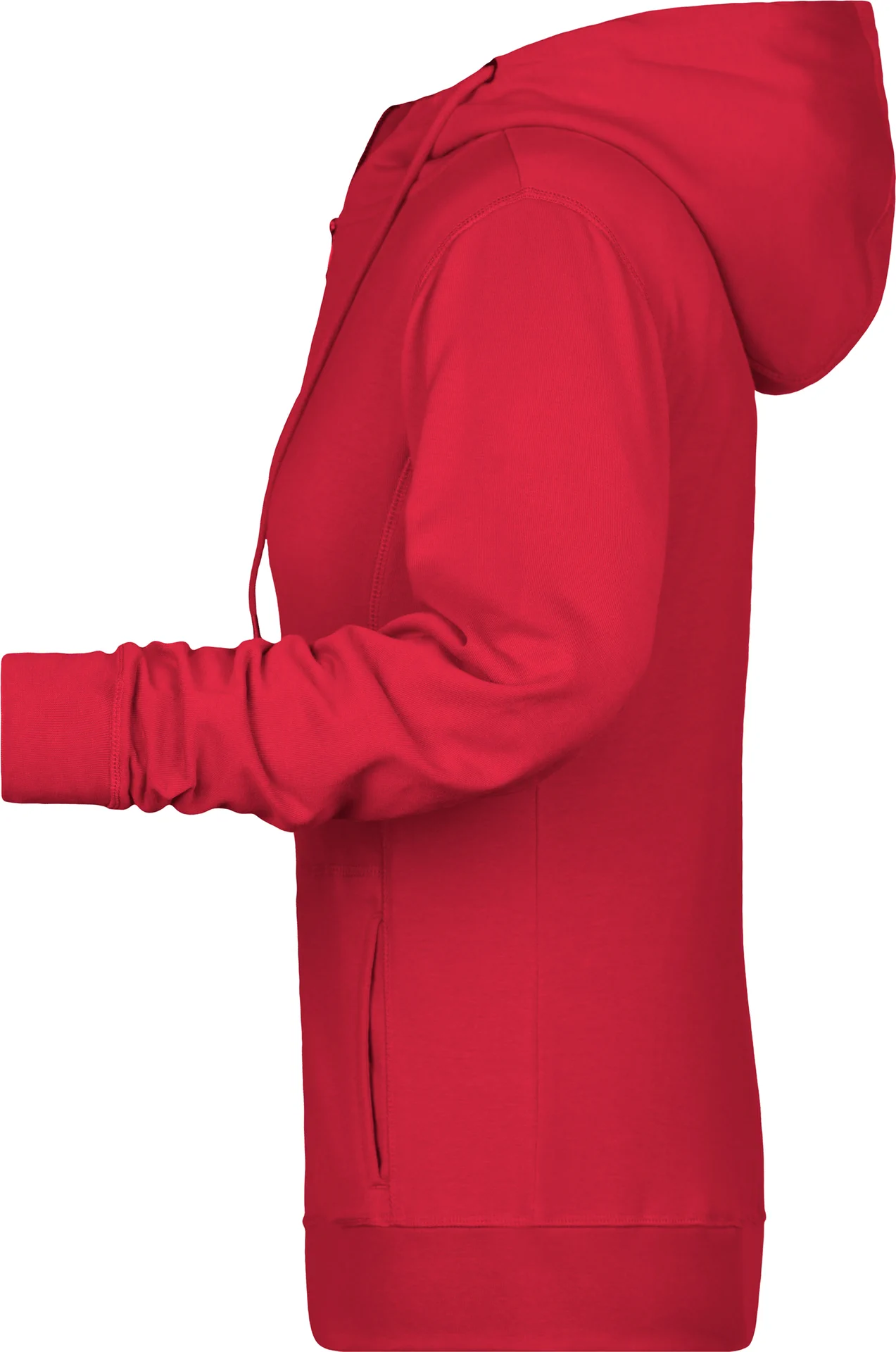 James & Nicholson Ladies Zip-Hoody