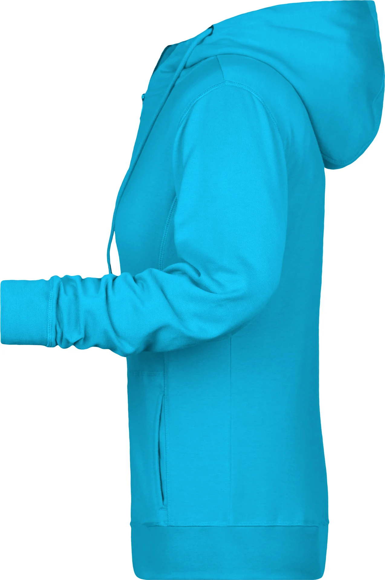 James & Nicholson Ladies Zip-Hoody