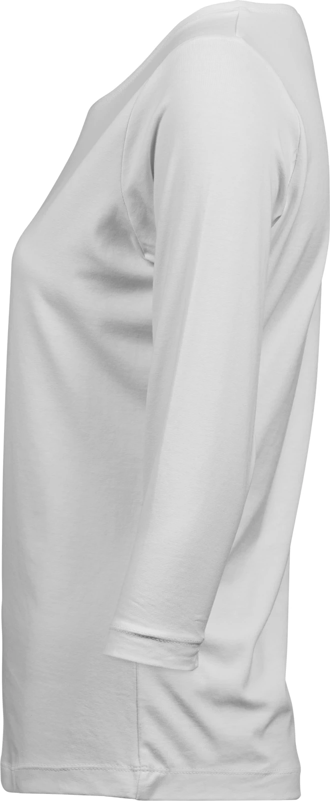 tee-jays-460-womens-stretch-3-4-sleeve-t-shirt-white-left-2 Tee Jays Women's Stretch 3/4 Sleeve Tee