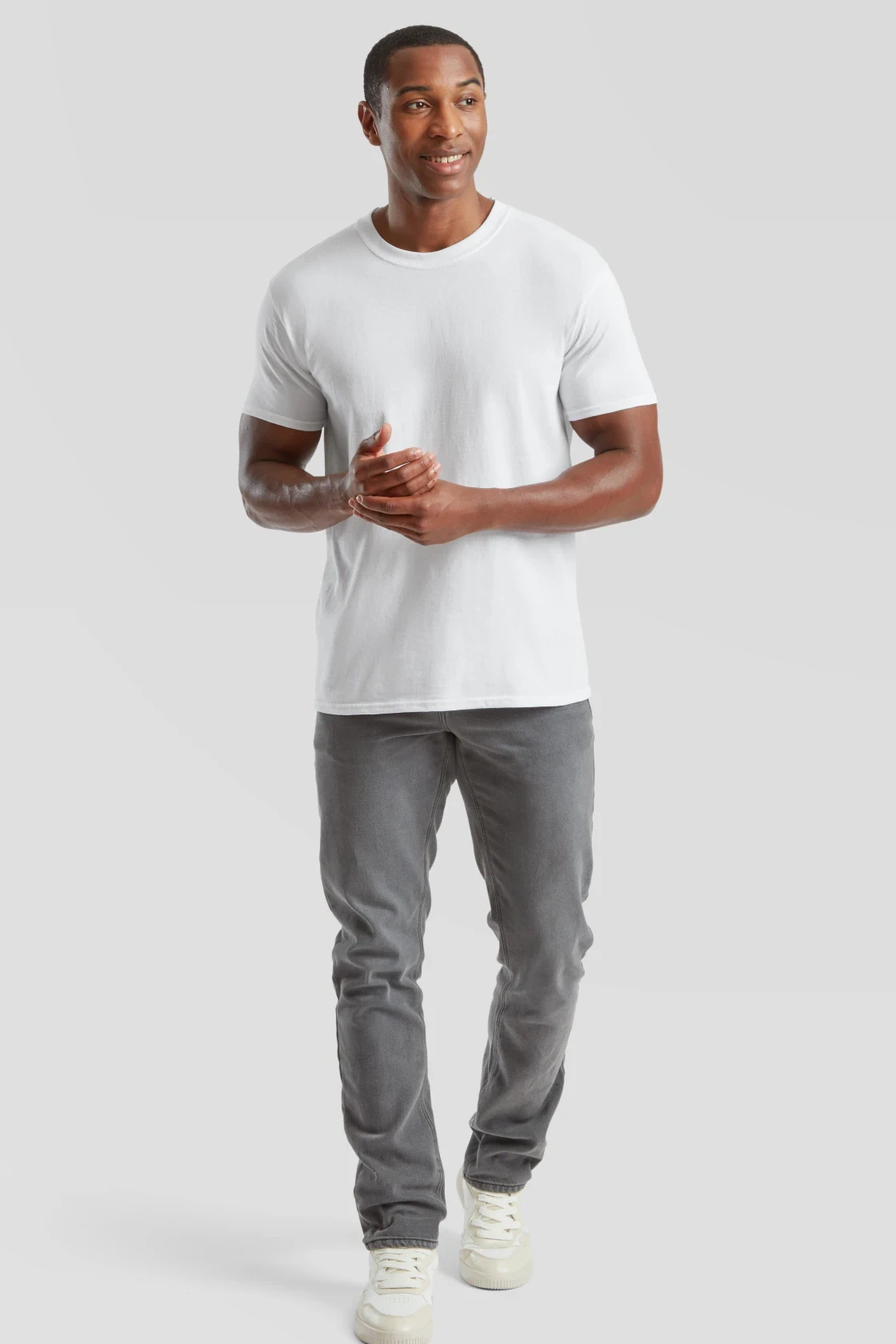 fruit-of-the-loom-61-212-0-heavy-t-shirt-white-model-3 F.O.L. Heavy Cotton T