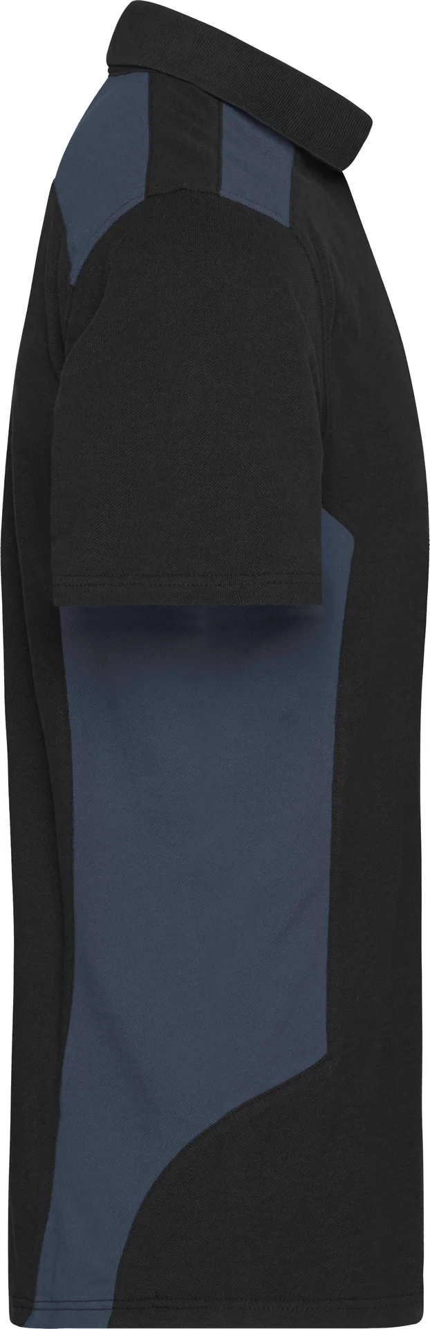 jn1826-mens-workwear-poloshirt-black-carbon-right-6 James & Nicholson Men's Workwear Polo Strong