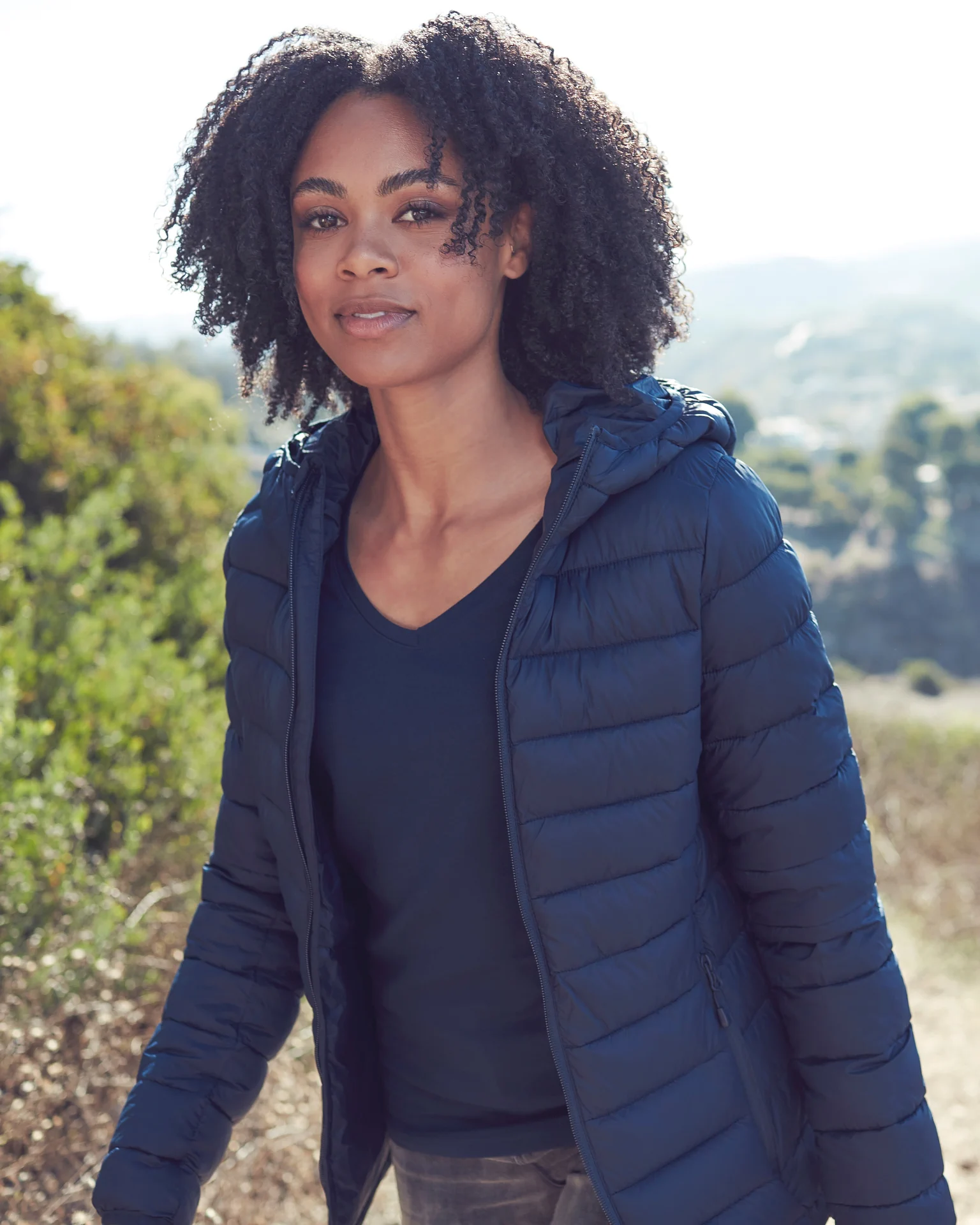 stedman-st5520-padded-jacket-lux-women-bluemidnight-model-2 Stedman Lux Padded Jacket Women