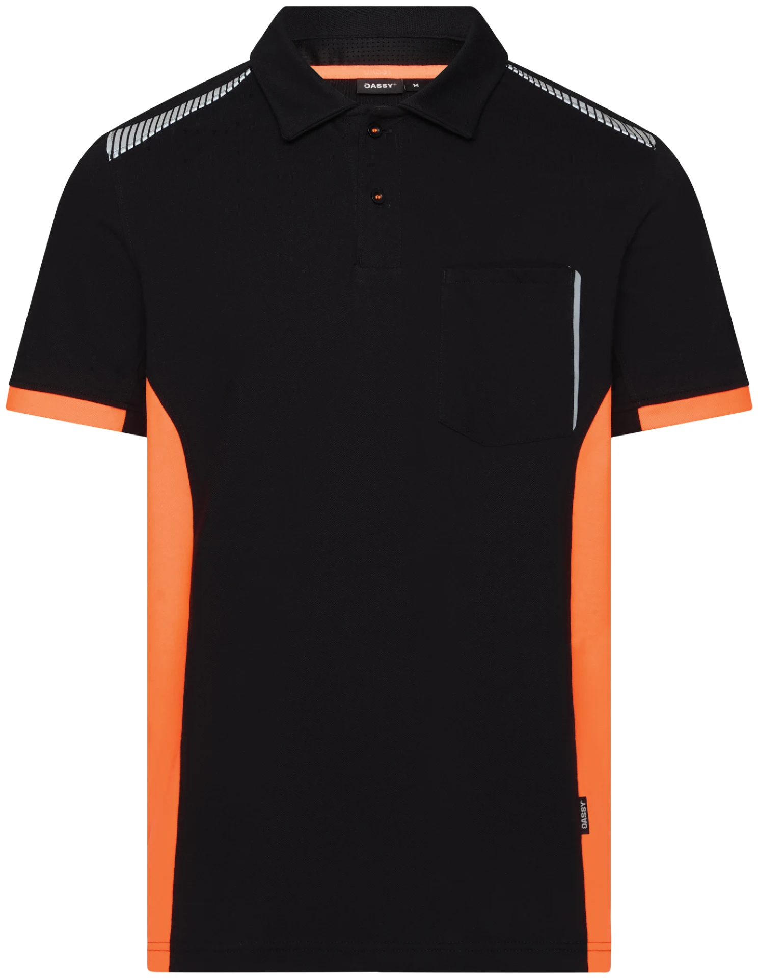 schwarz/neonorange
