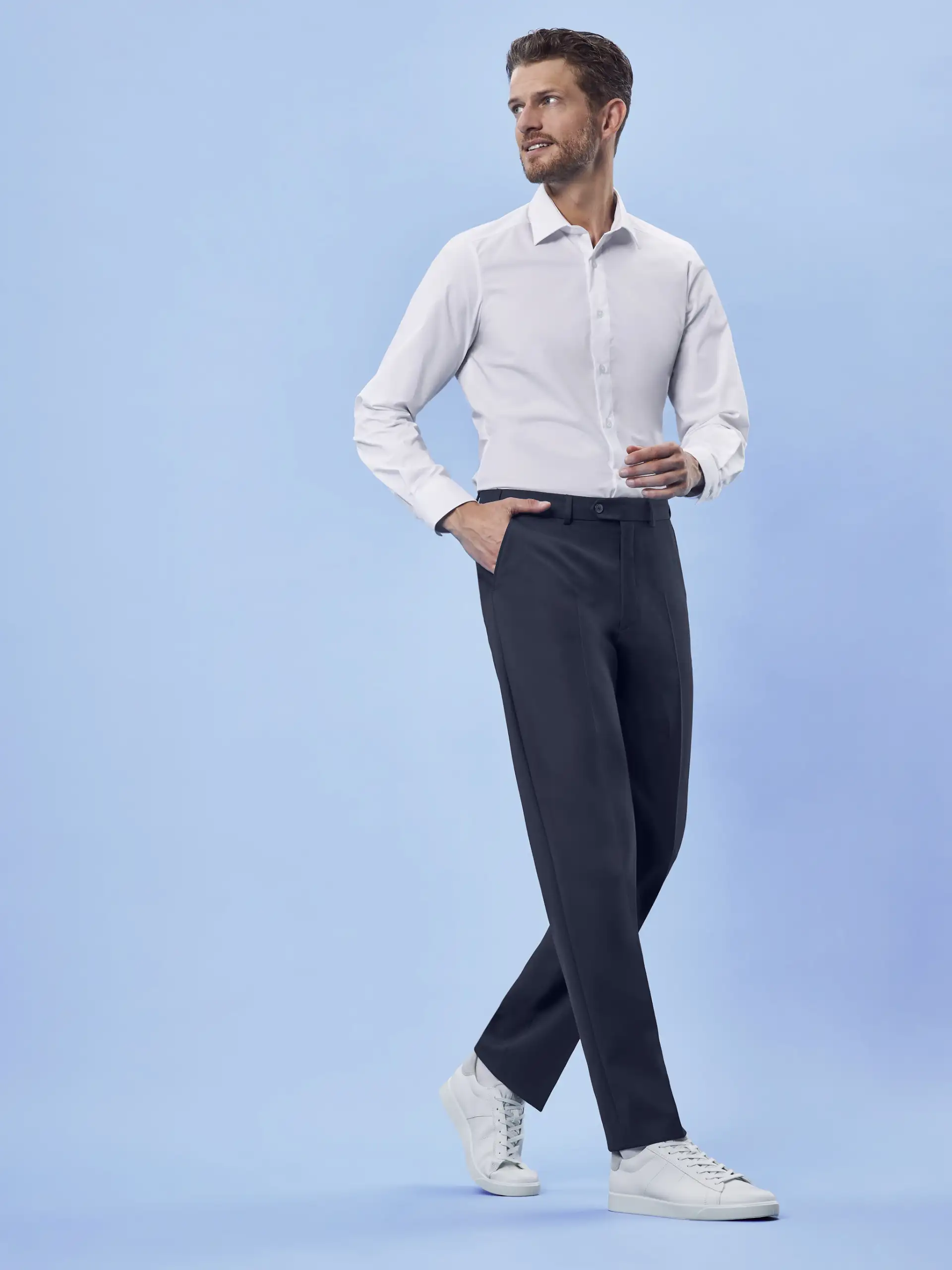 GREIFF Herren Hose BASIC Regular Fit