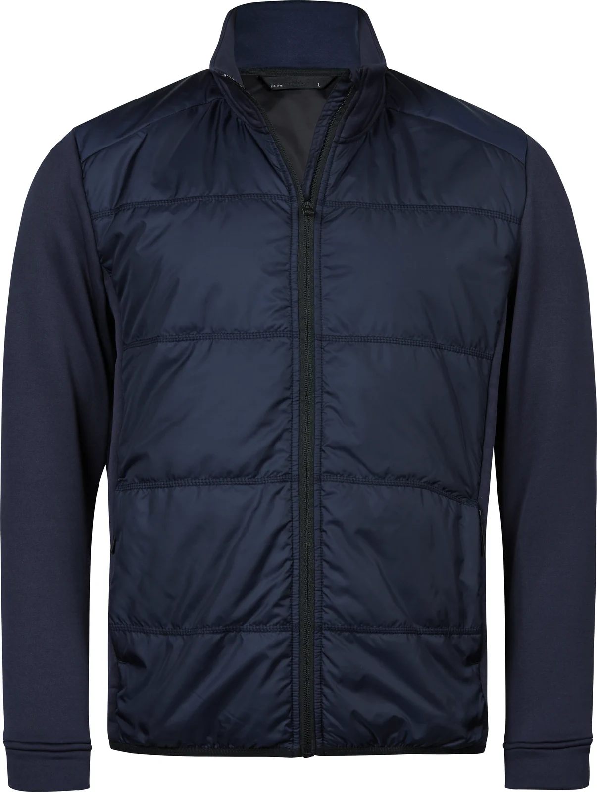 tee-jays-9110-hybrid-stretch-jacket-navy-navy-front-1 Tee Jays Men's Hybrid-Stretch Jacket
