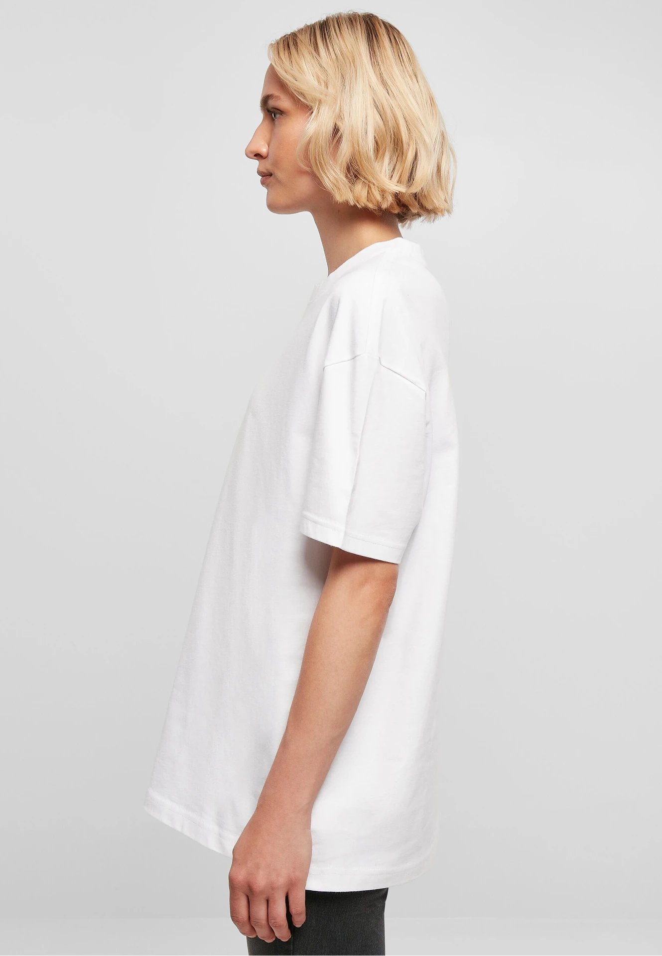Build Your Brand Ladies Oversized Boyfriend Tee