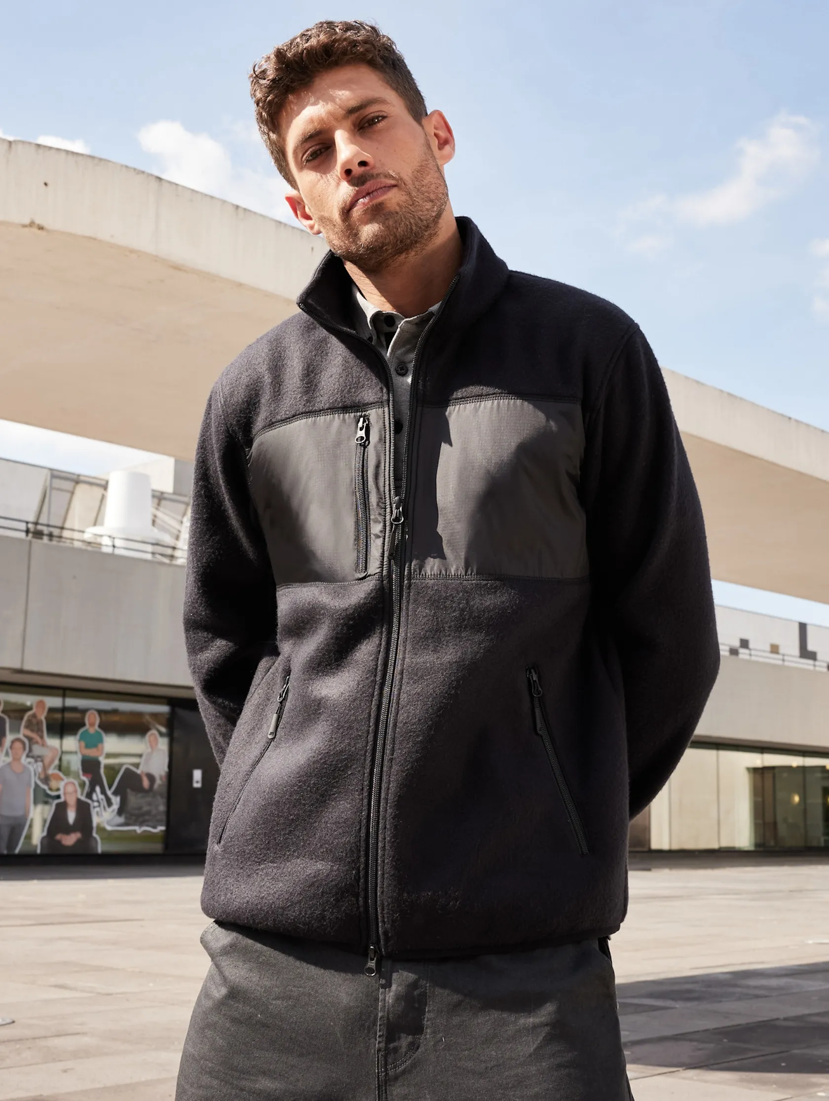 James & Nicholson Men´s Fleece Jacket
