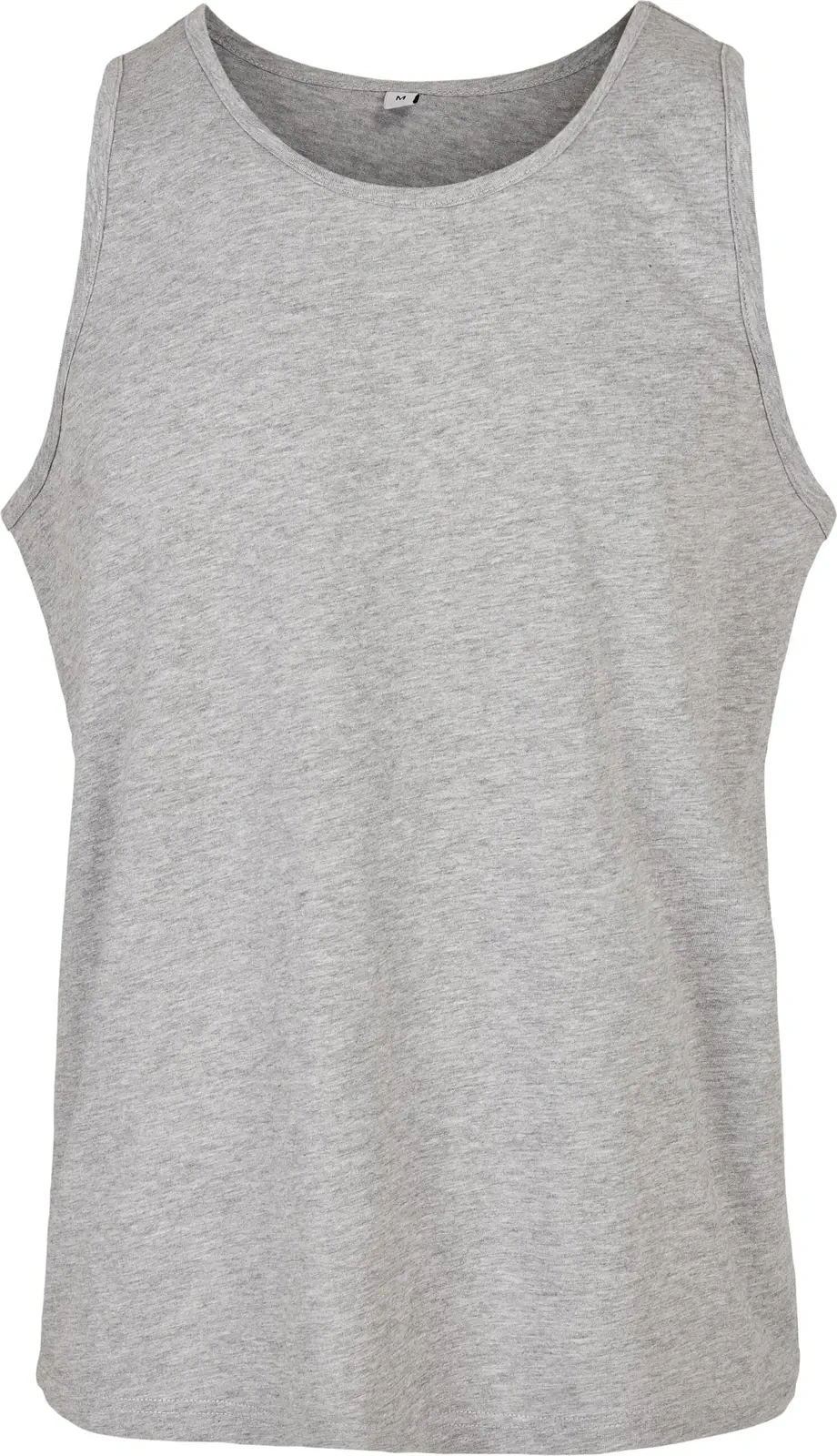 BYB-BB011-basic-tank-heathergrey-front-4 Build Your Brand Basic Tank