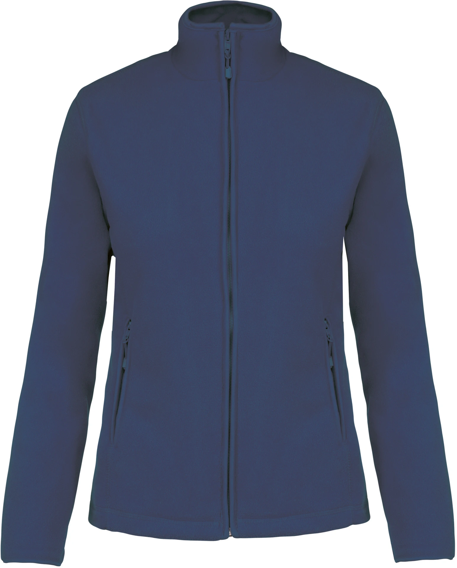 kariban-K907-damen-microfleece-jacke-maureen-deepblue-front-3 Kariban Damen Fleece Jacke "Maureen"