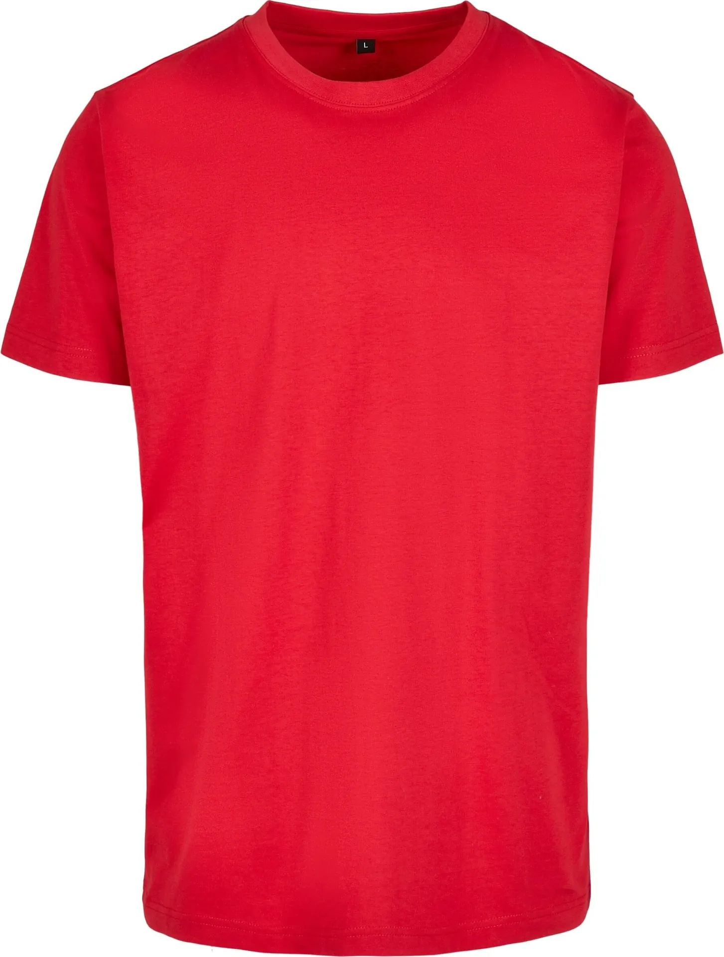 BYB-BY004-t-shirt-round-neck-cityred-front-4 Build Your Brand T-Shirt Round Neck