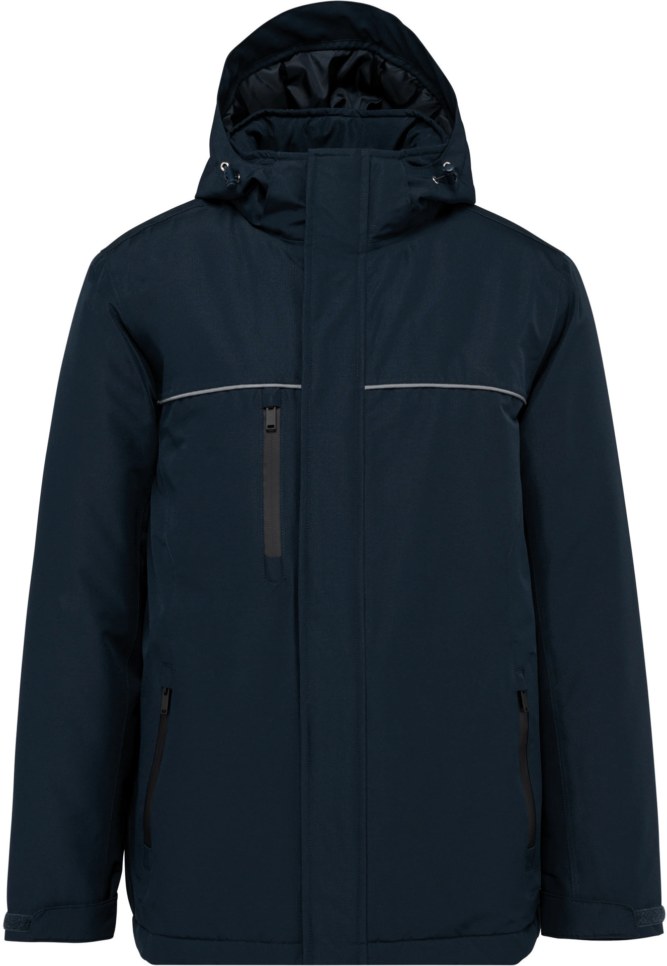 kariban-WK650-workwear-parka-navy-front-4 Kariban Unisex Workwear Performance Parka