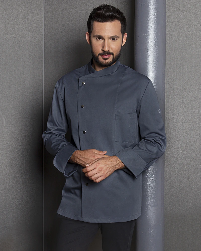 karlowsky-jm14-kochjacke-lars-anthracite-model-0 KARLOWSKY Kochjacke Lars