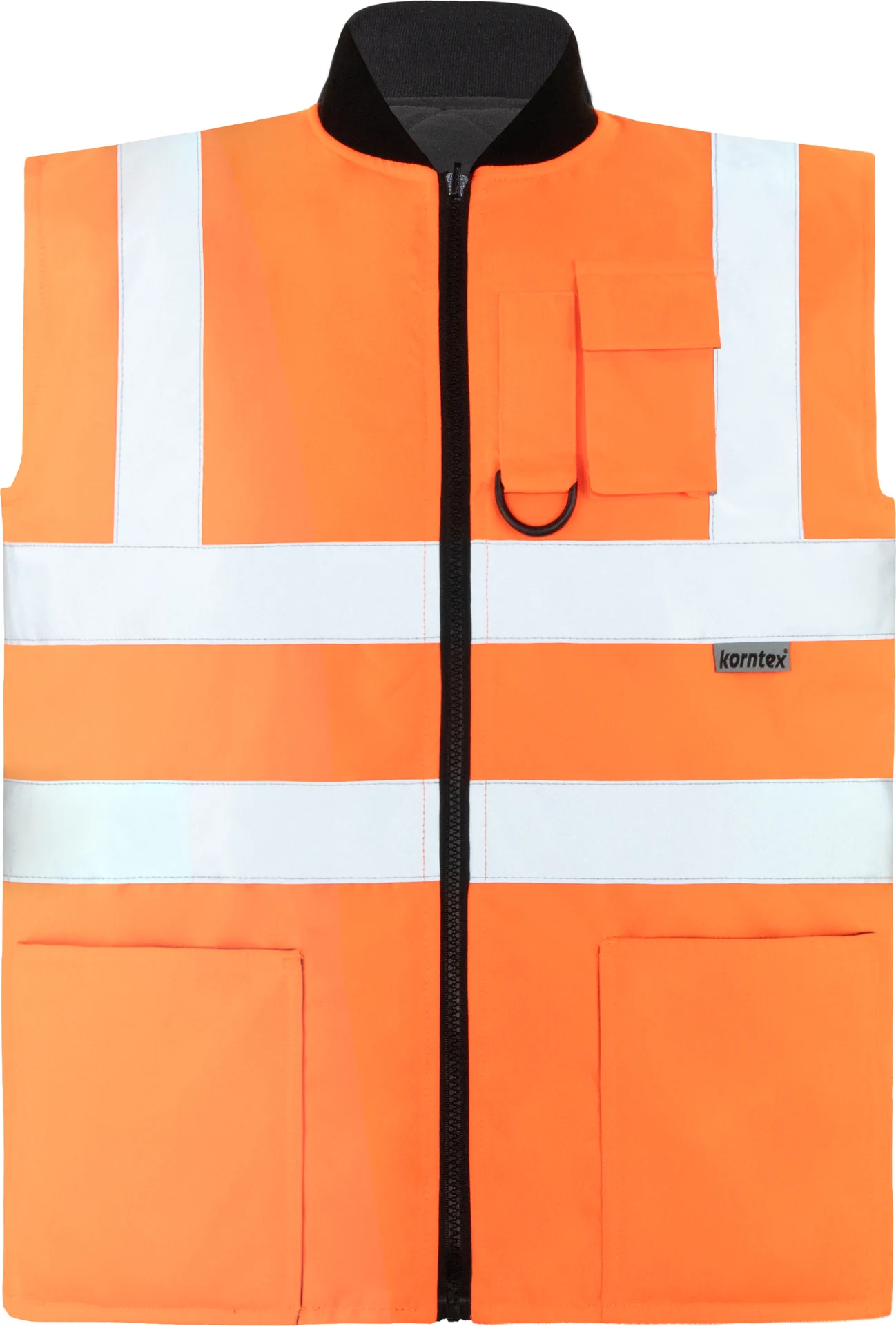 korntex-kxtabw-hi-vis-reversible-safety-bodywarmer-ural-2-in-1-signalorange-front-1 Korntex Hi-Vis Reversible Safety Bodywarmer Ural 2-in-1