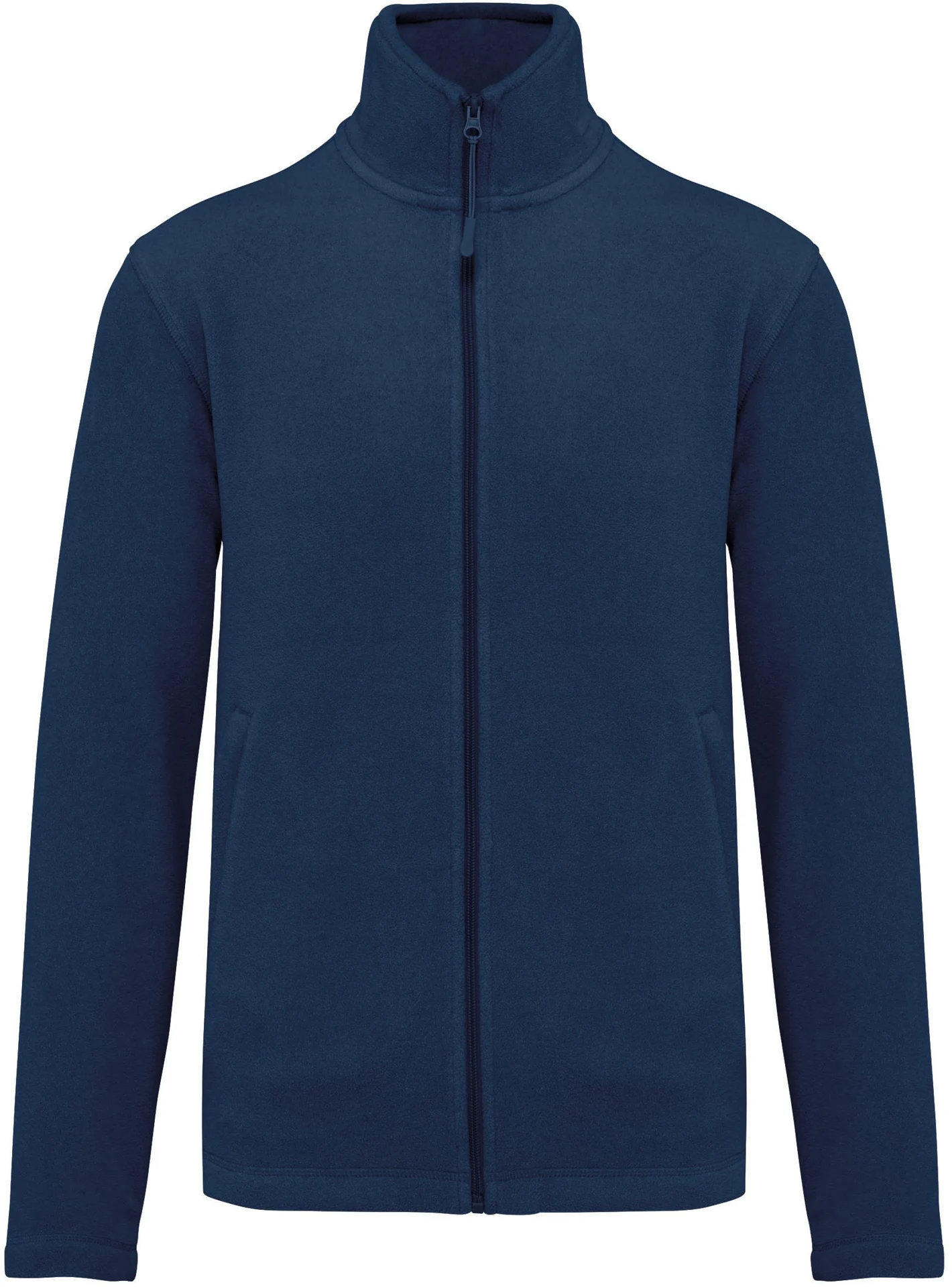 kariban-K911-microfleece-jacke-falco-trueindigo-front-3 Kariban Microfleece Jacke "Falco"