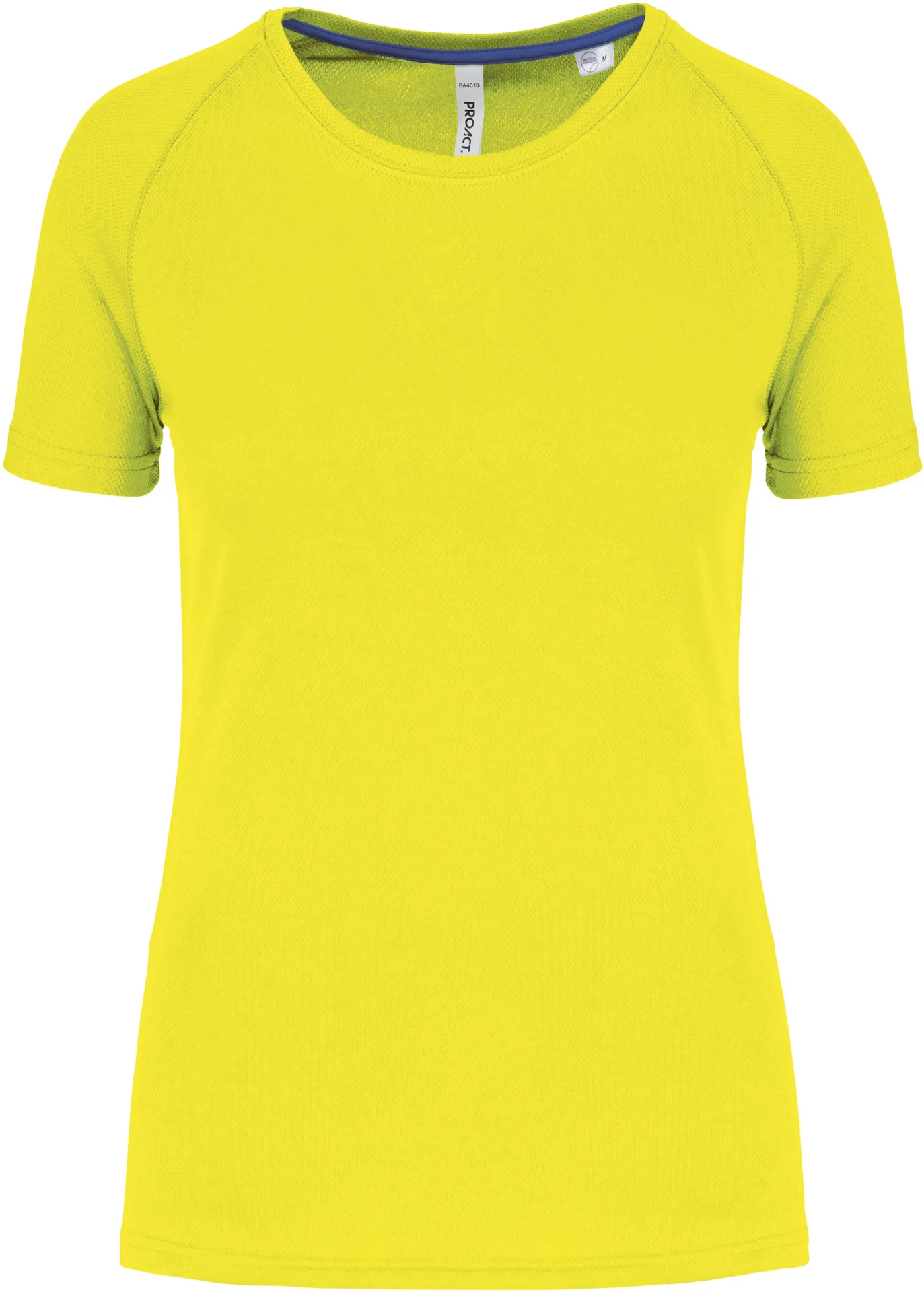 kariban-PA4013-damen-sport-shirt-fluorescentyellow-front-3 Kariban Damen Sport Shirt