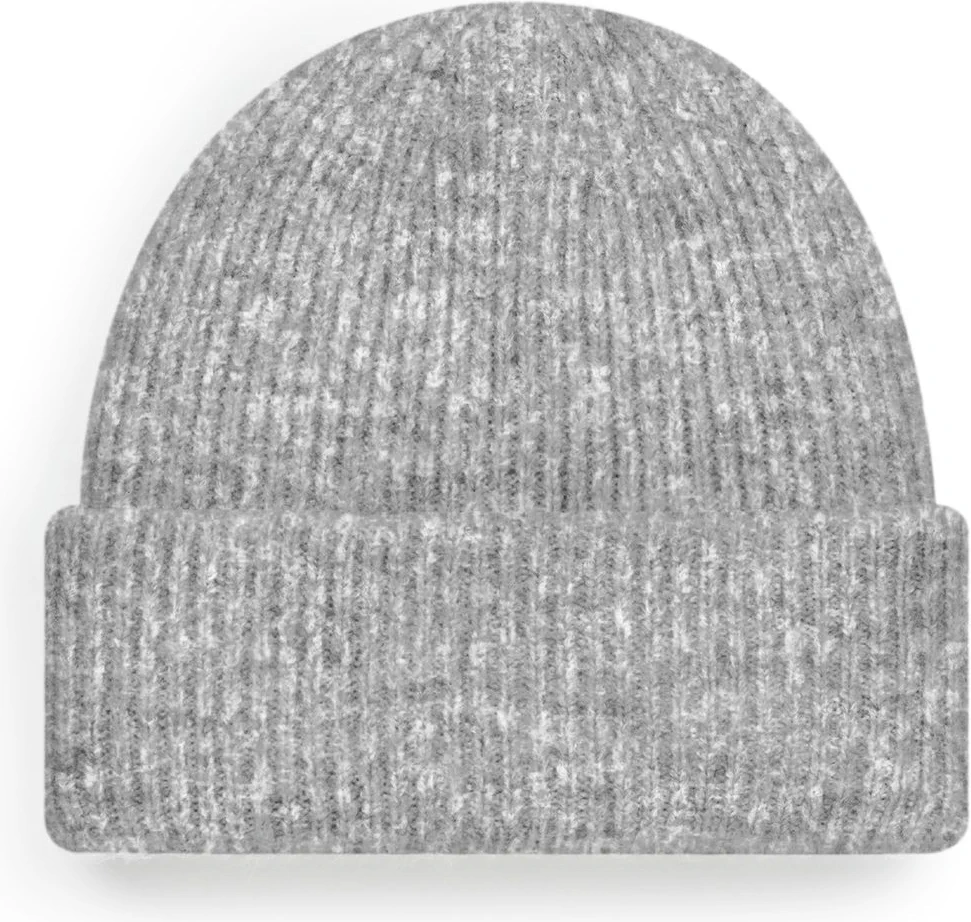 beechfield-b386-cosy-ribbed-beanie-greymarl-front-1 Beechfield Cosy Ribbed Beanie