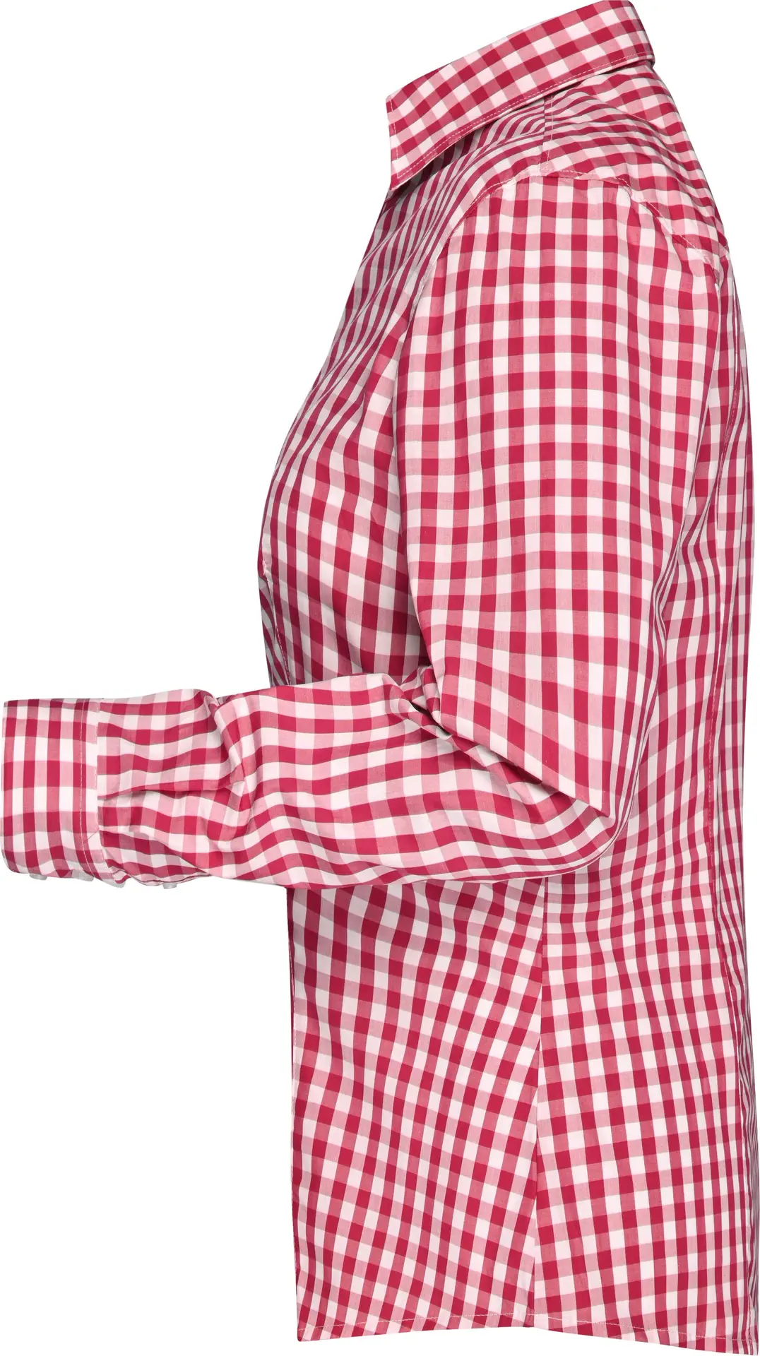 James & Nicholson Ladies Checked Blouse 