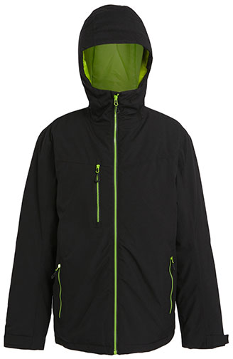 black/lime
