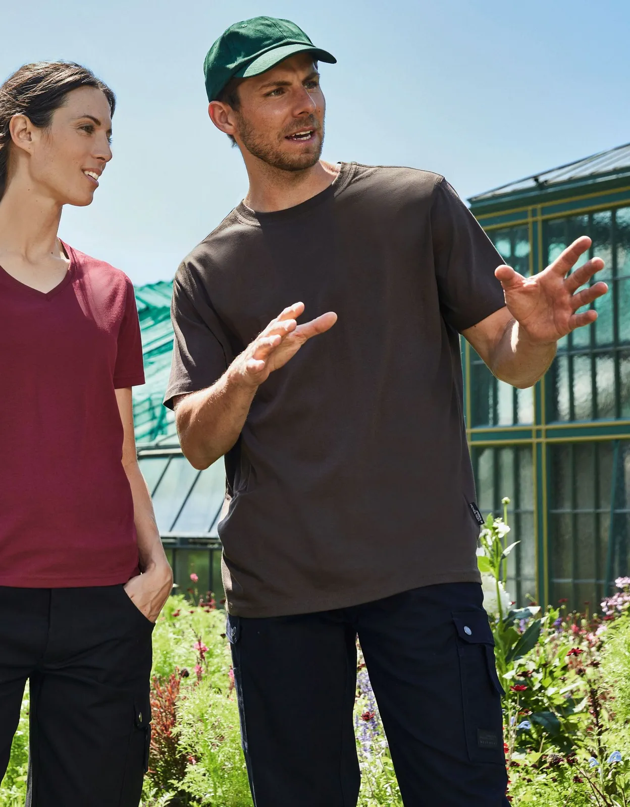 jn1808-mens-bio-workwear-t-shirt-model-0 James & Nicholson Men's Bio Workwear T-Shirt