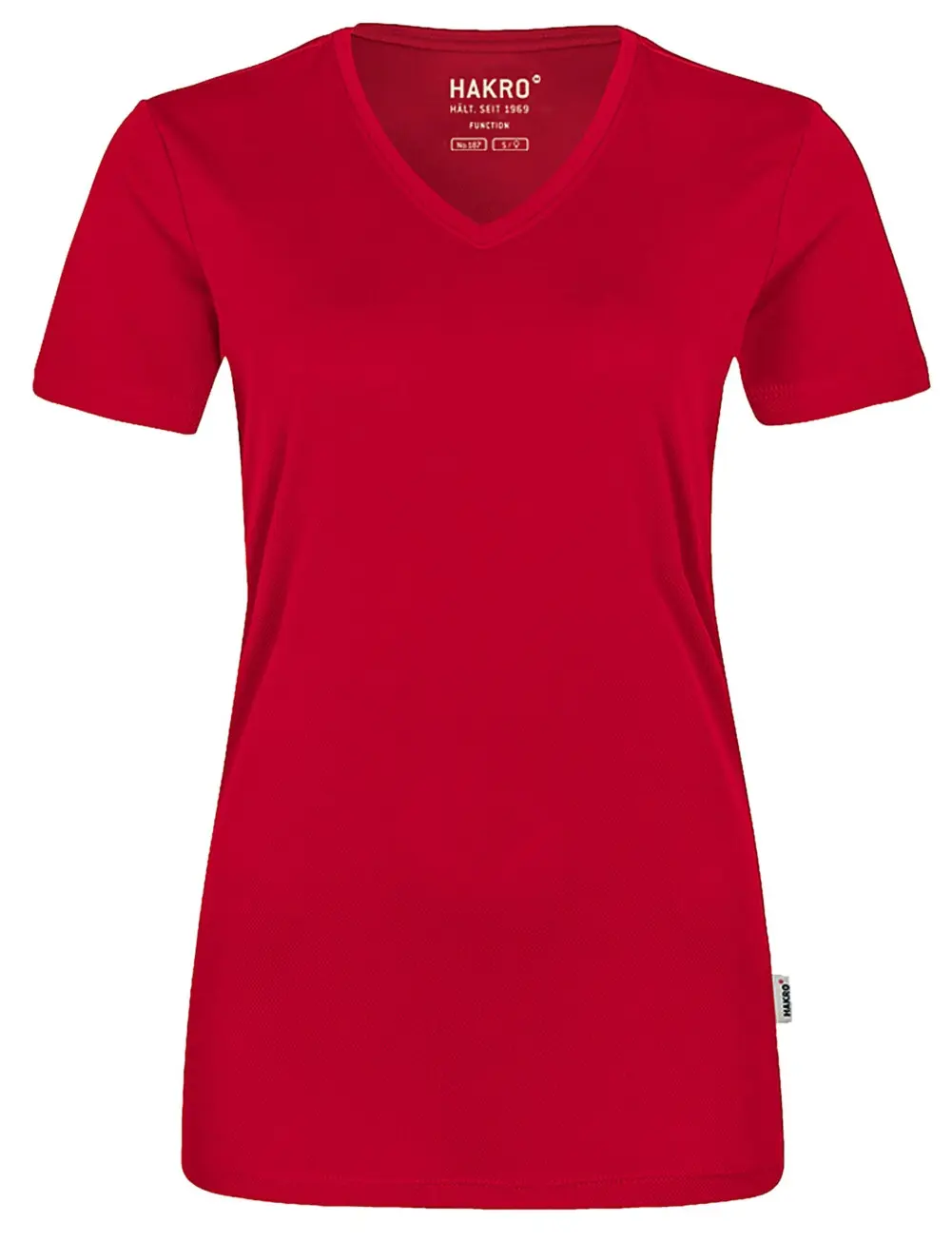 HAKRO Women-V-Shirt 187 Coolmax