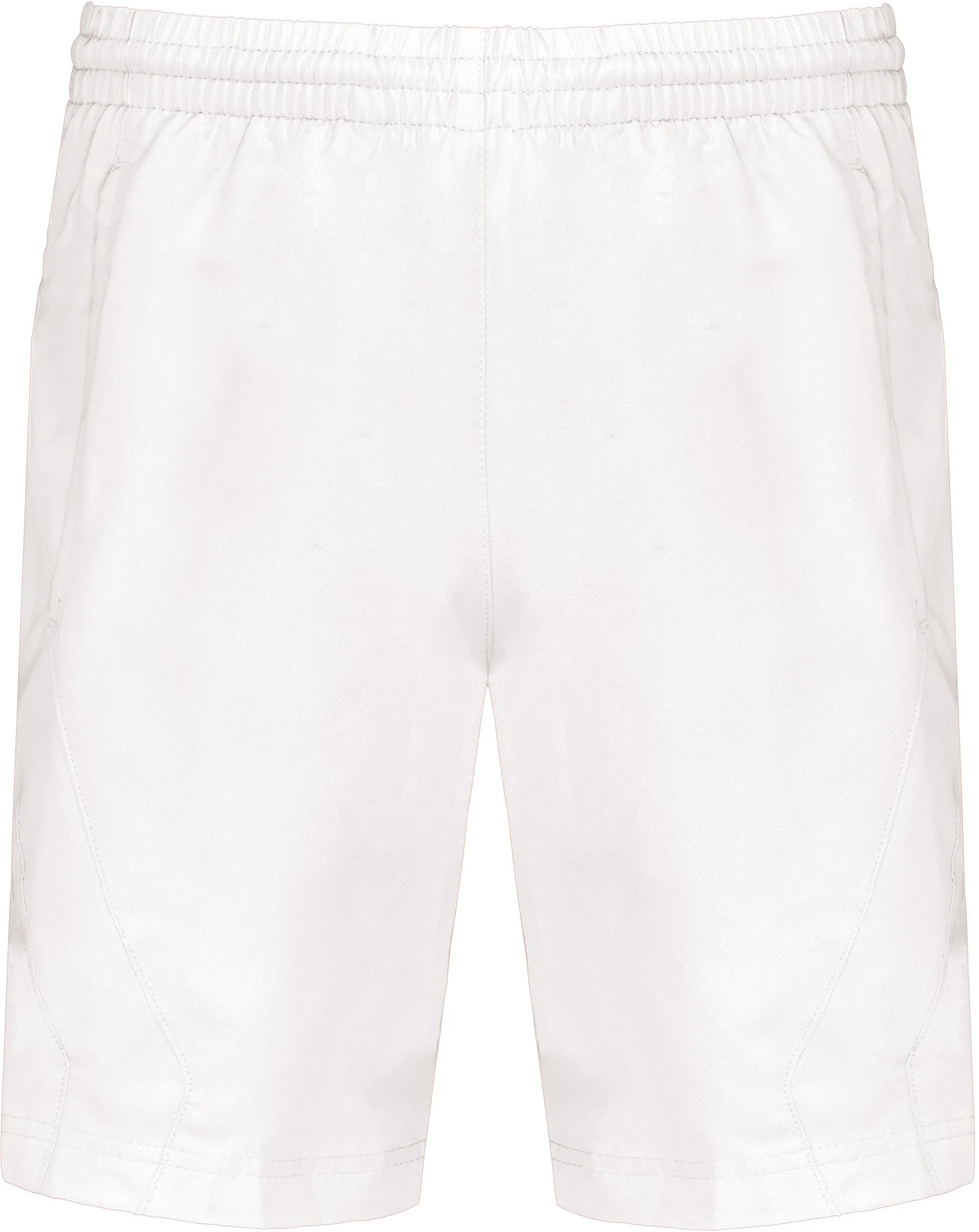 kariban-PA154-herren-sport-shorts-white-front-3 Kariban Herren Sport Short