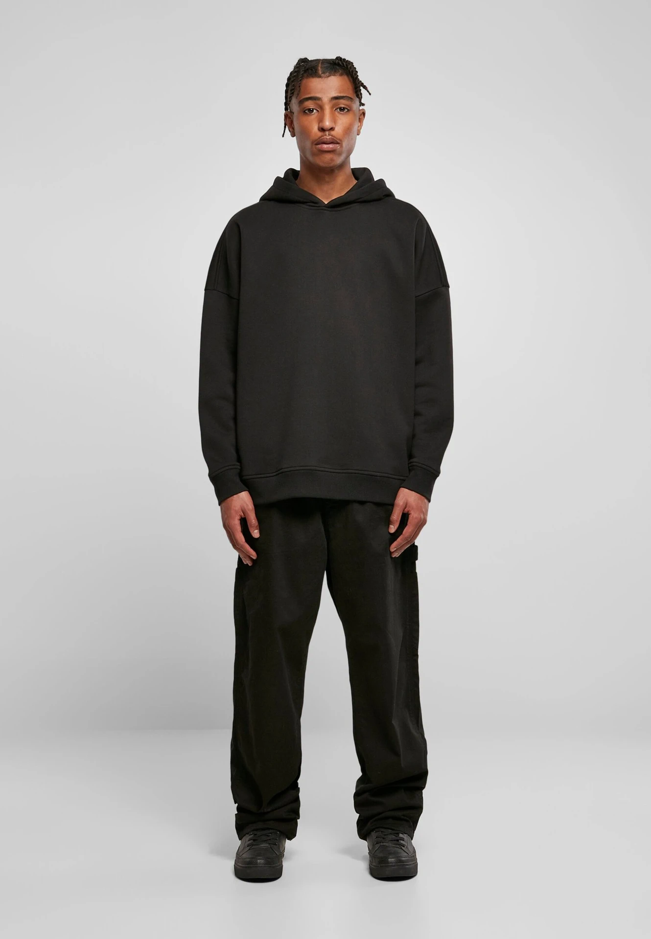 Build Your Brand Oversized Cut On Sleeve Hoody