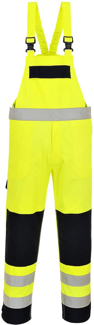 PORTWEST Mulitnorm Warnschutz Latzhose FR63 PORTWEST Mulitnorm Warnschutz Latzhose FR63