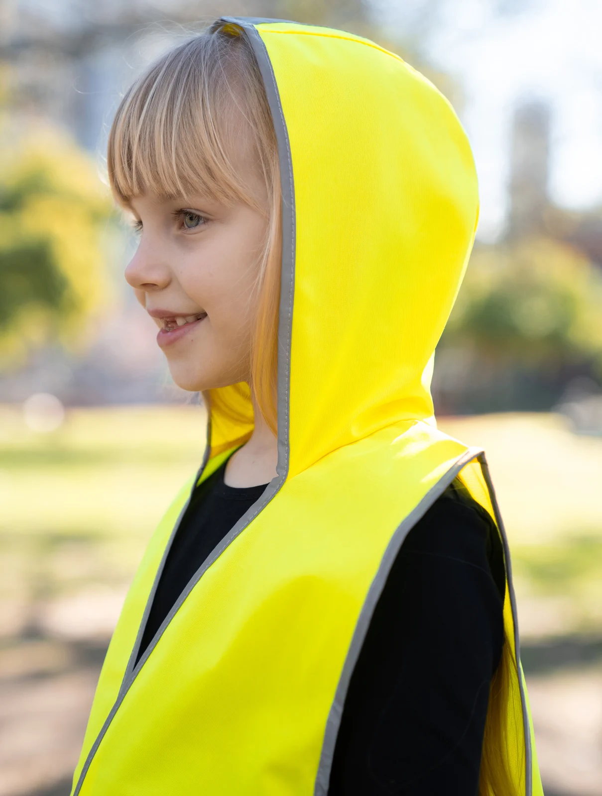Korntex Kids´ Hooded Hi-Vis Safety Vest Odense