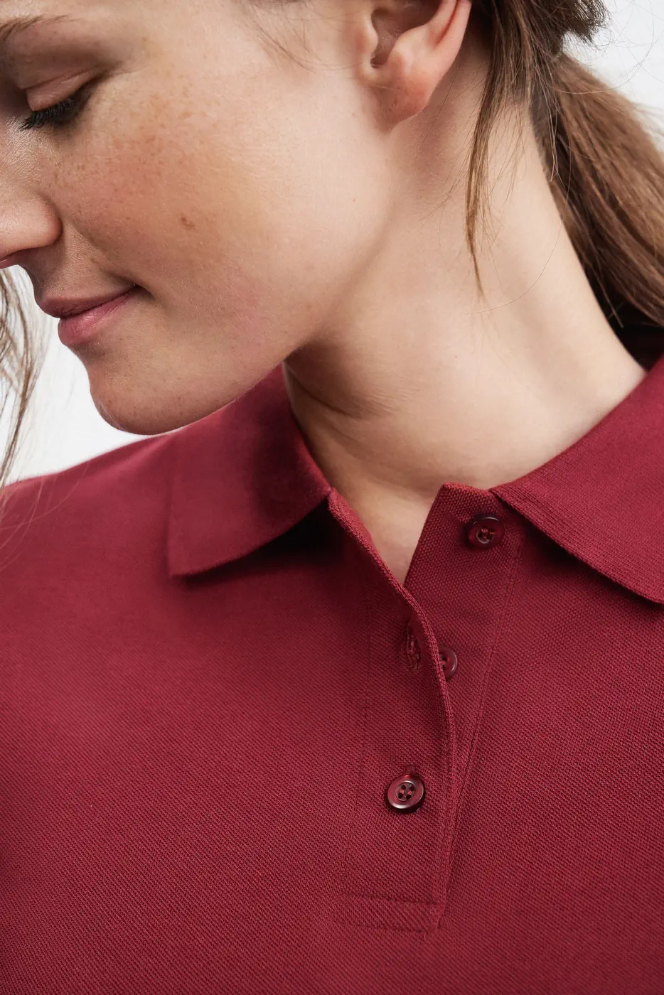 jn071-classic-poloshirt-ladies-model-2 James & Nicholson Ladies Classic Polo