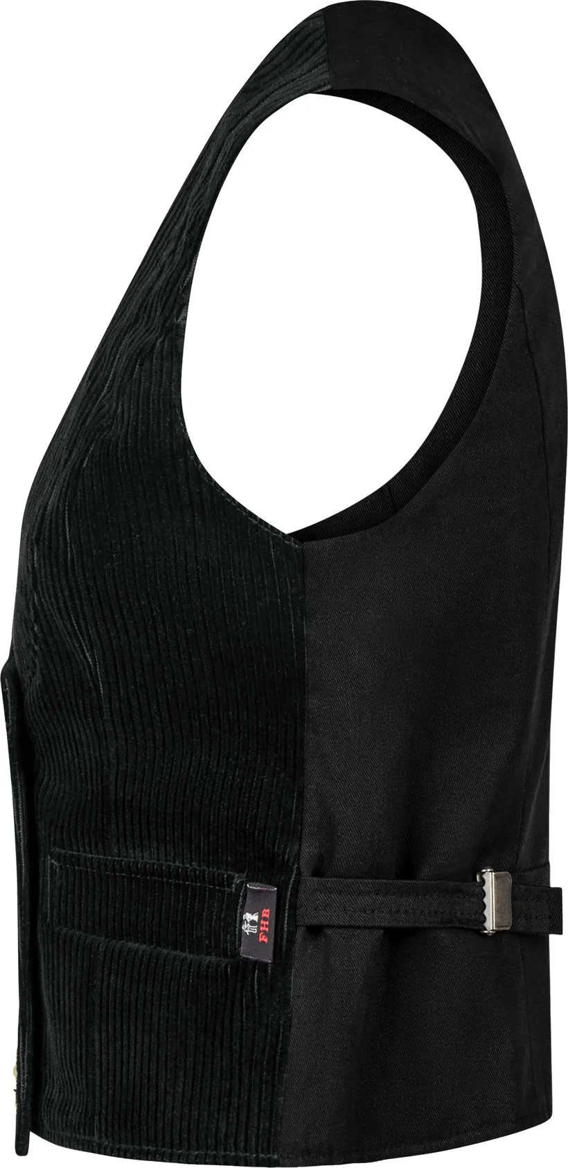 FHB-50015-lilly-zunftweste-trenkercord-schwarz-left-5 FHB Zunftweste LILLY Trenkercord