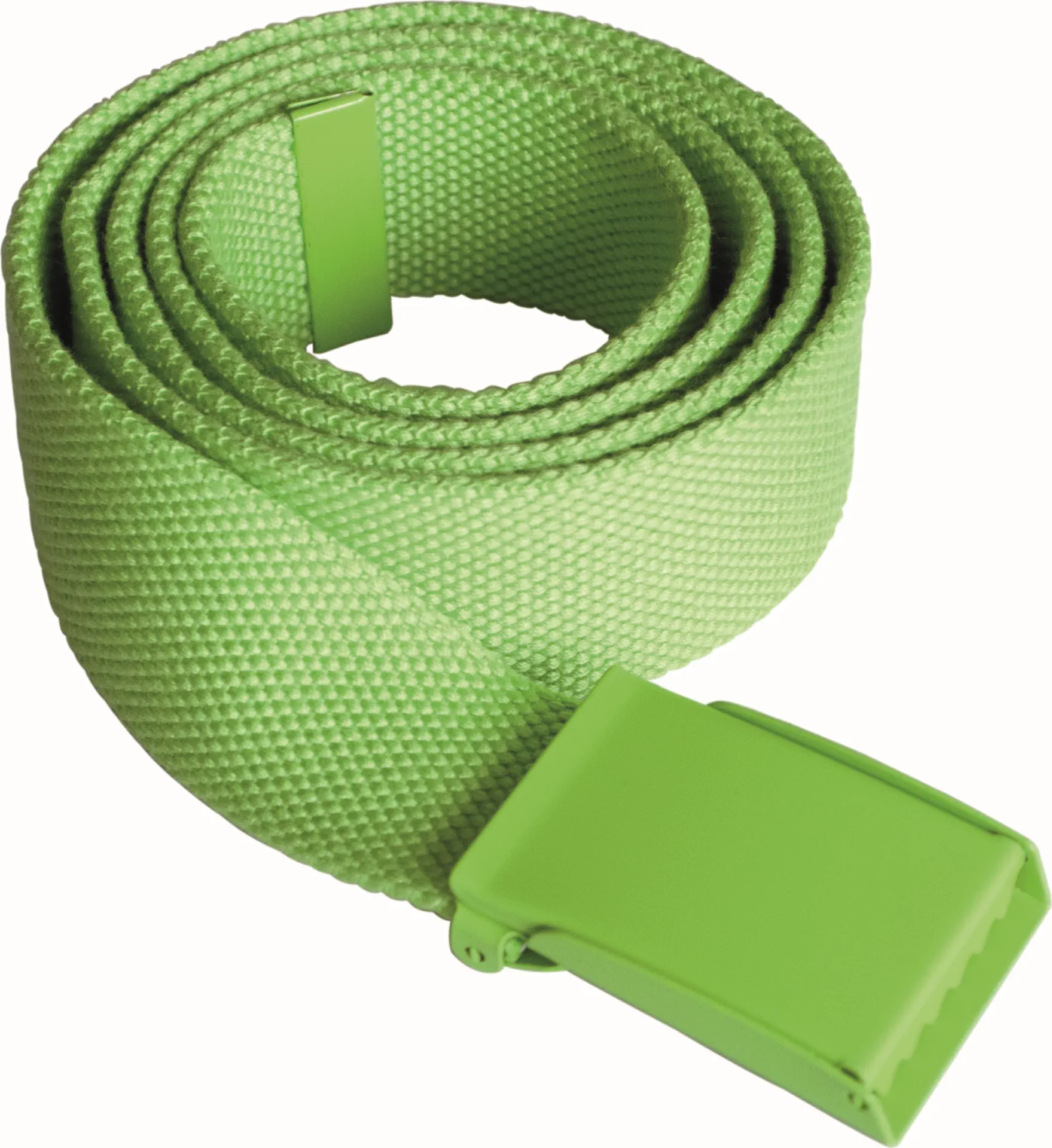 korntex-kxpyb-trendy-promotional-belt-basel-limegreen-front-0 Korntex Polyestergürtel Basel