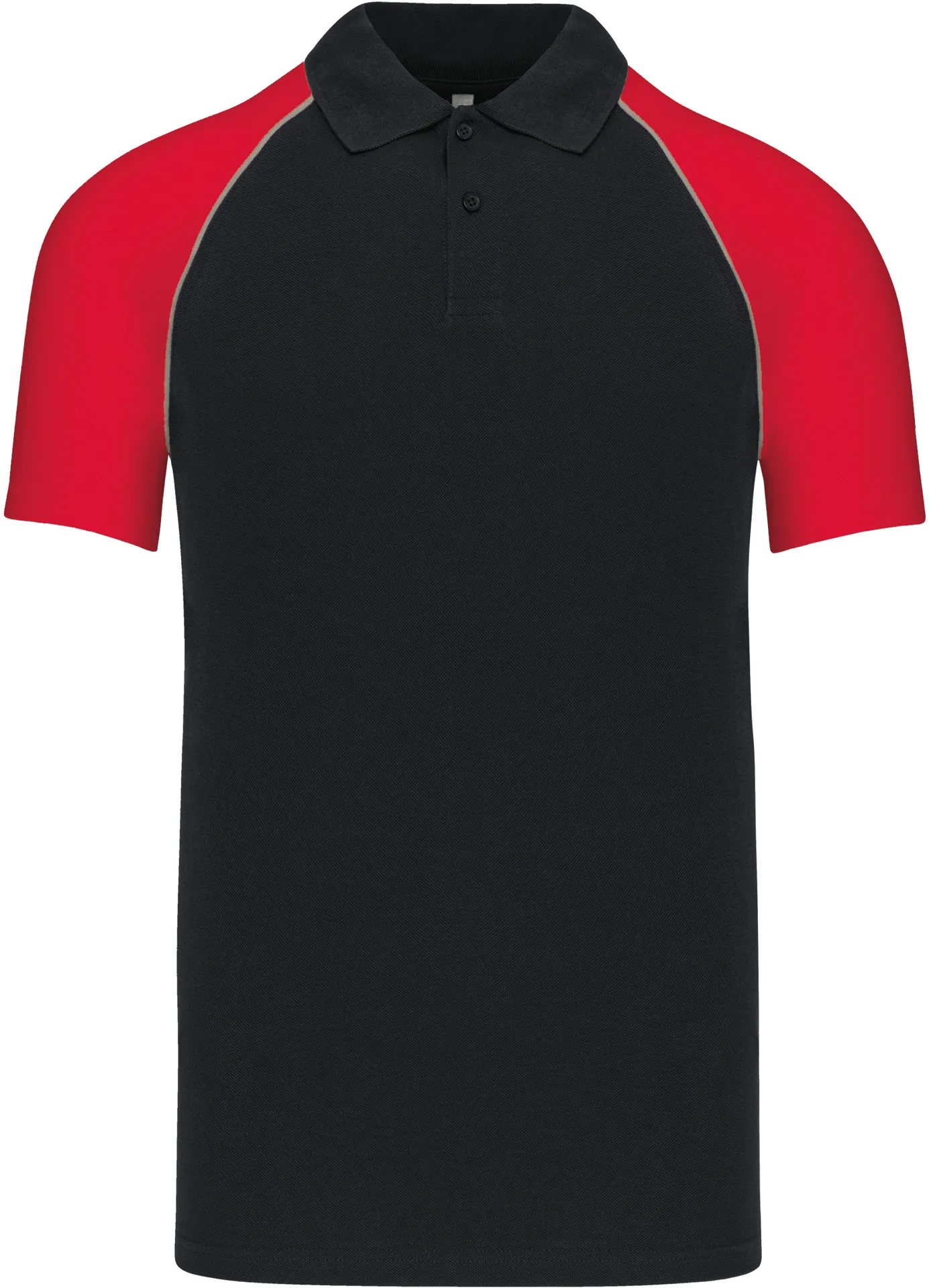 Kariban Baseball Piqué Polo Shirt
