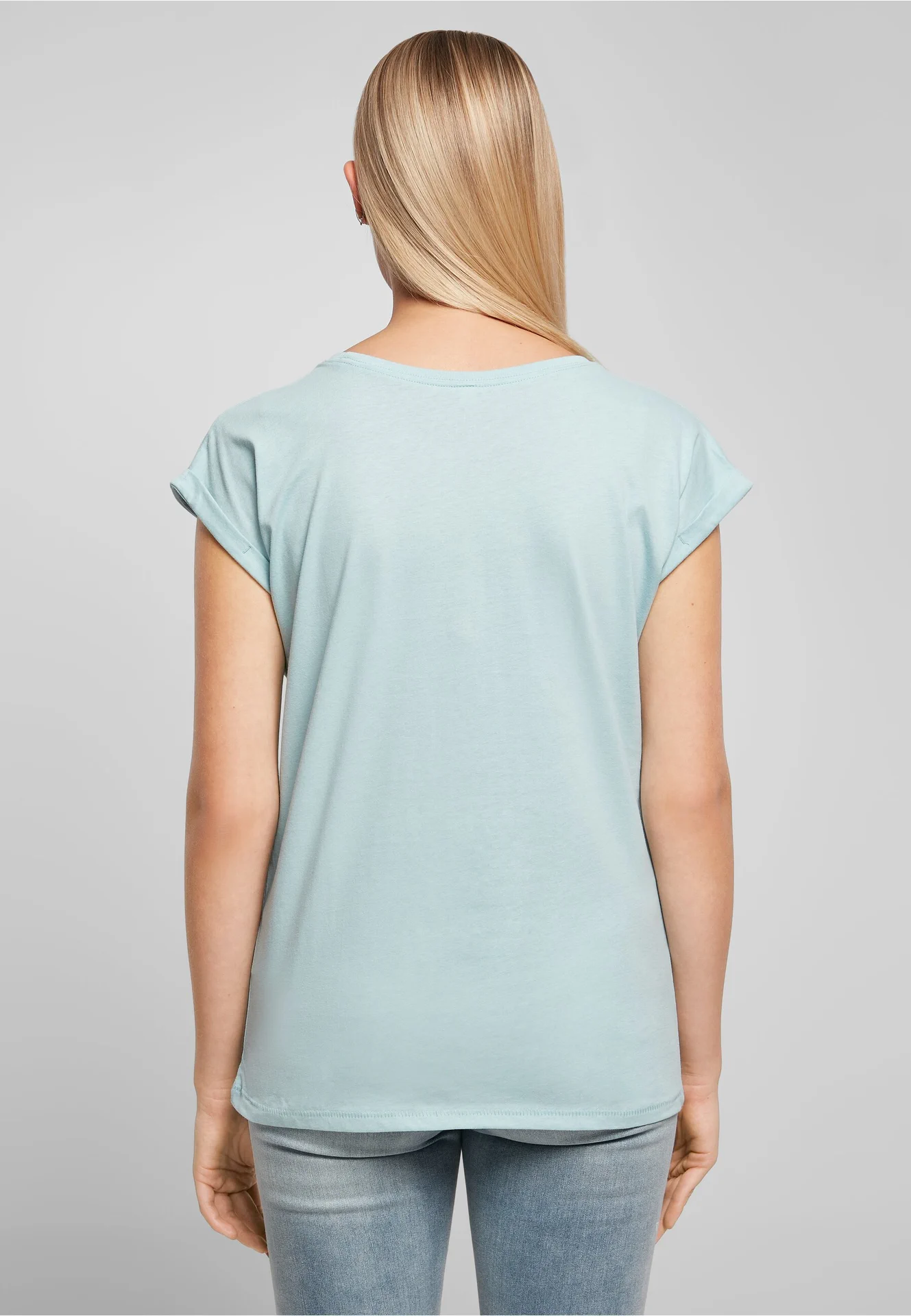 Build Your Brand Ladies Extended Shoulder Tee