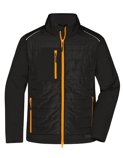 James & Nicholson Men's Hybrid Jacket 1820 James & Nicholson Men's Hybrid Jacket 1820