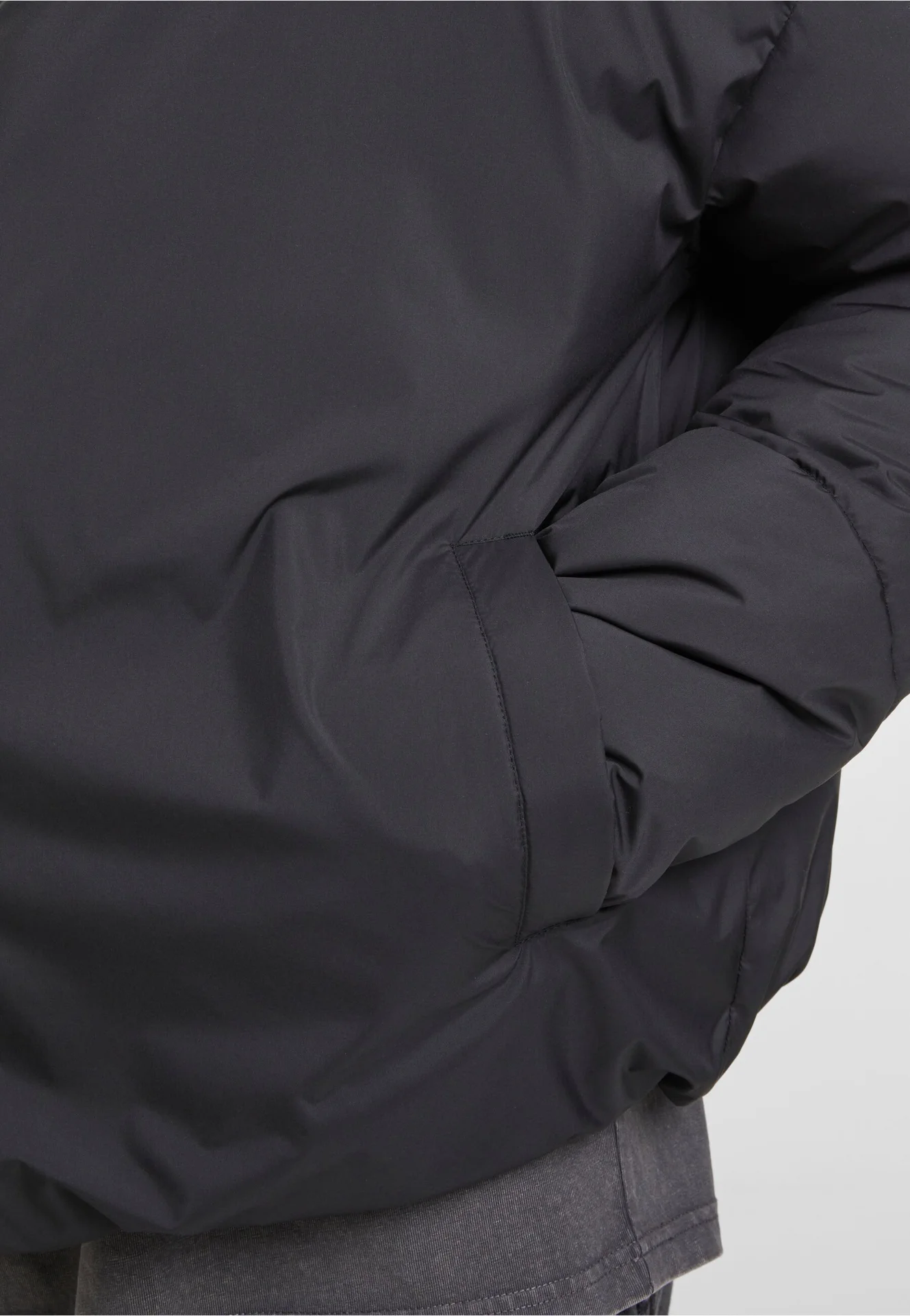 Build Your Brand Oversized Puffer Jacket