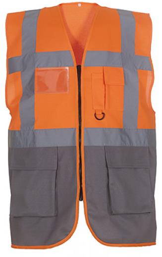 hi-vis orange/grey