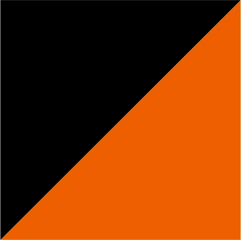 black/signal orange