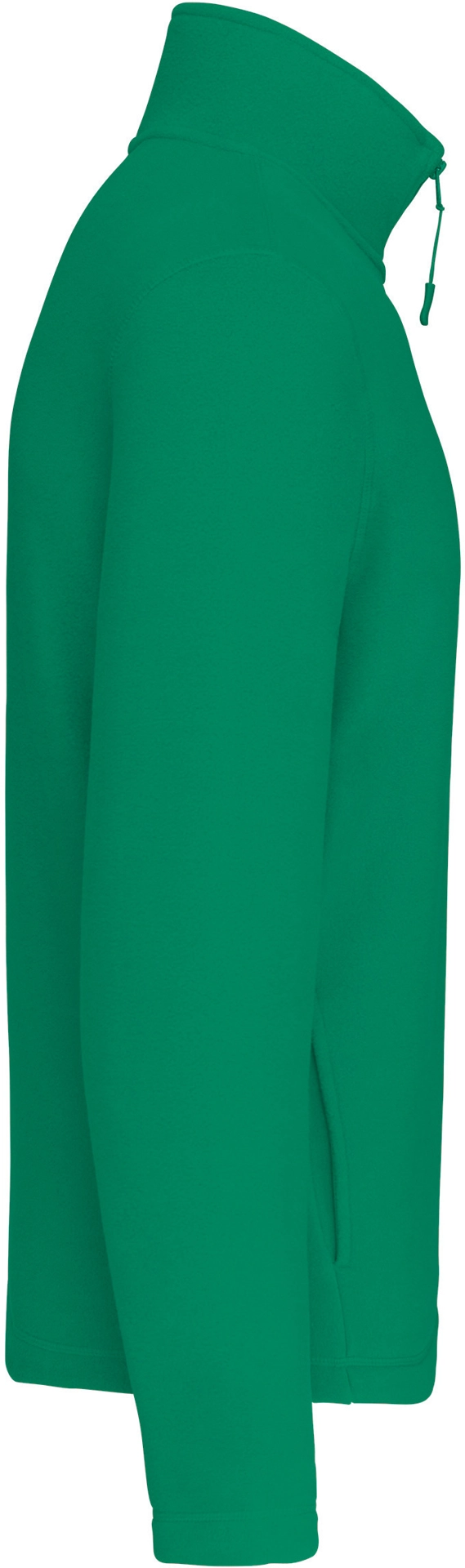 kariban-K912-microfleece-pullover-mit-viertel-zip-enzo-kellygreen-right-5 Kariban Microfleece Pullover mit 1/4 Zip "Enzo"