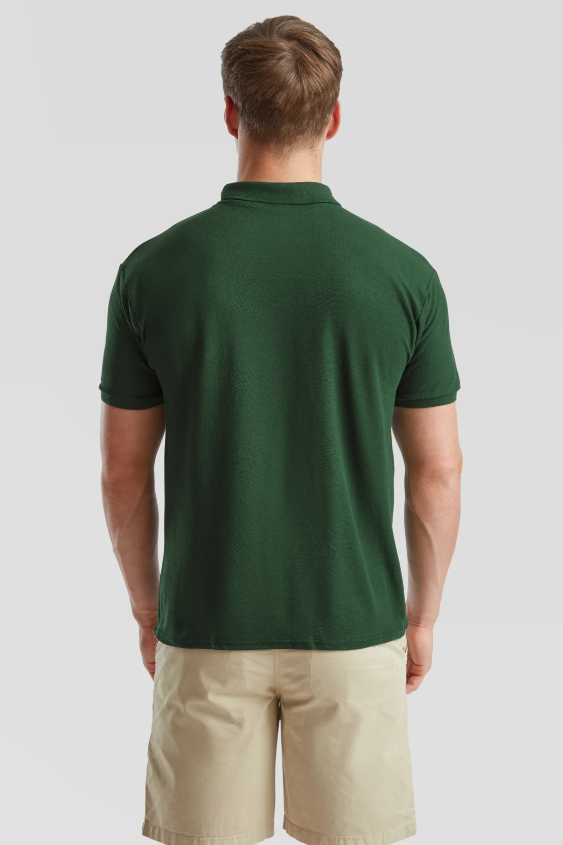 fruit-of-the-loom-63-402-0-poloshirt-65-35-bottlegreen-model-2 F.O.L. 65/35 Piqué Polo