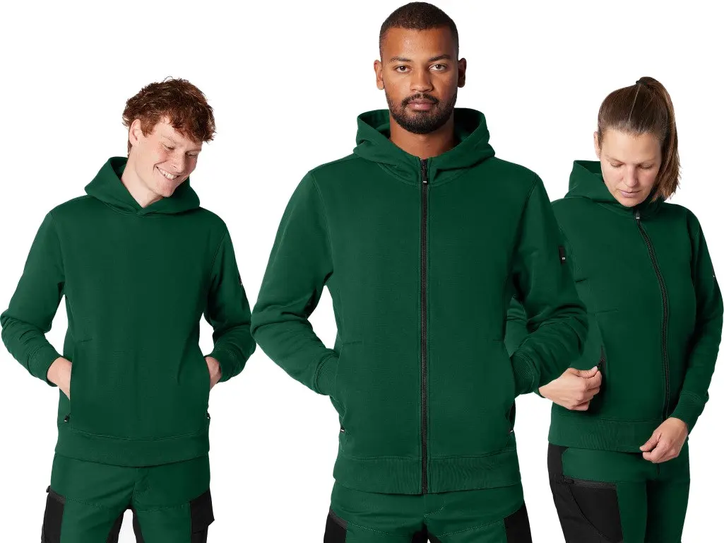 FHB Hoodie-Jacke QUENTIN unisex