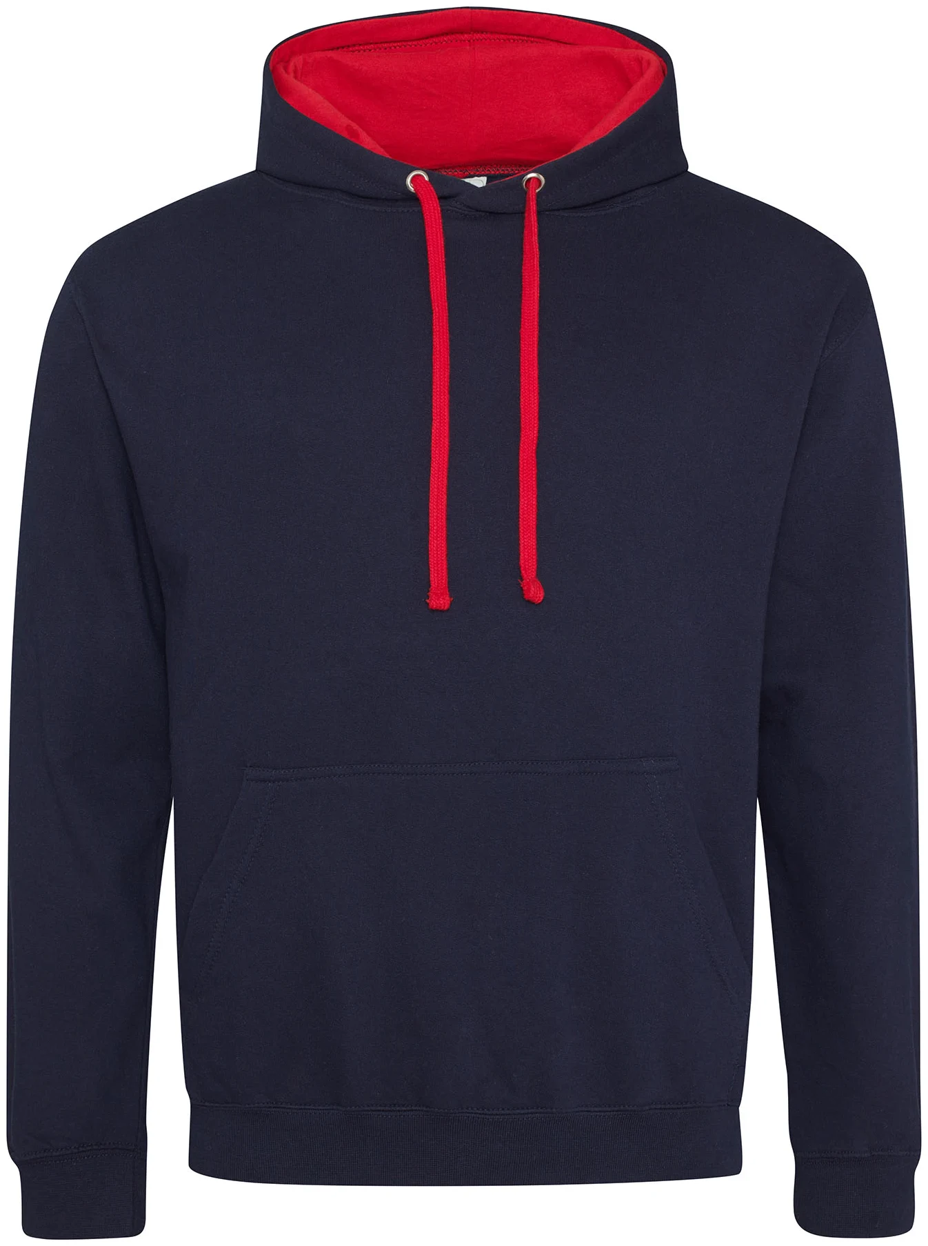justhoods-jh003-varsity-hoodie-newfrenchnavy-firered-front-1 Just Hoods Varsity Hoodie